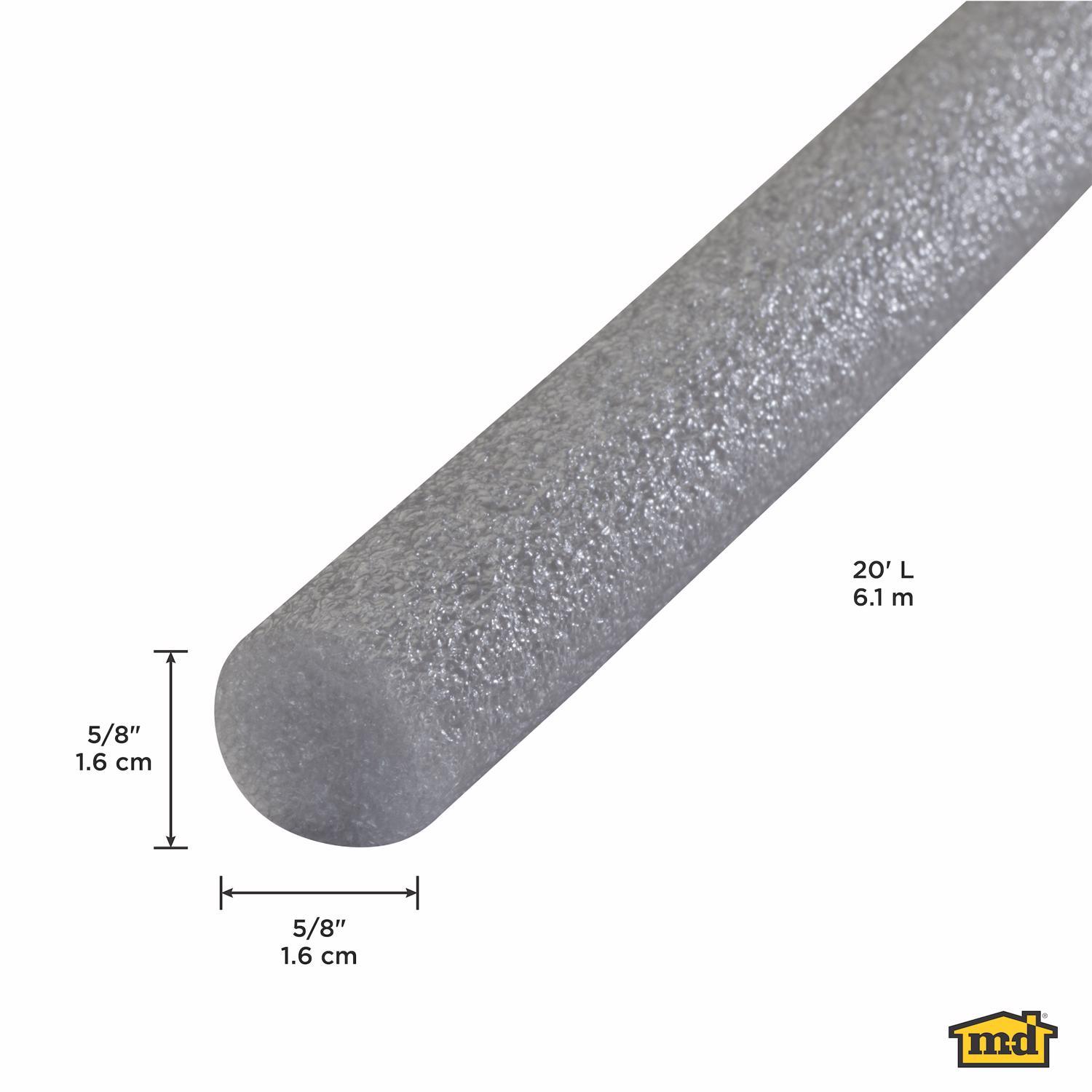 M-D Building Products Gray Foam Caulk Backer Rod For Gaps and Openings 240 in. L X 0.63 in.