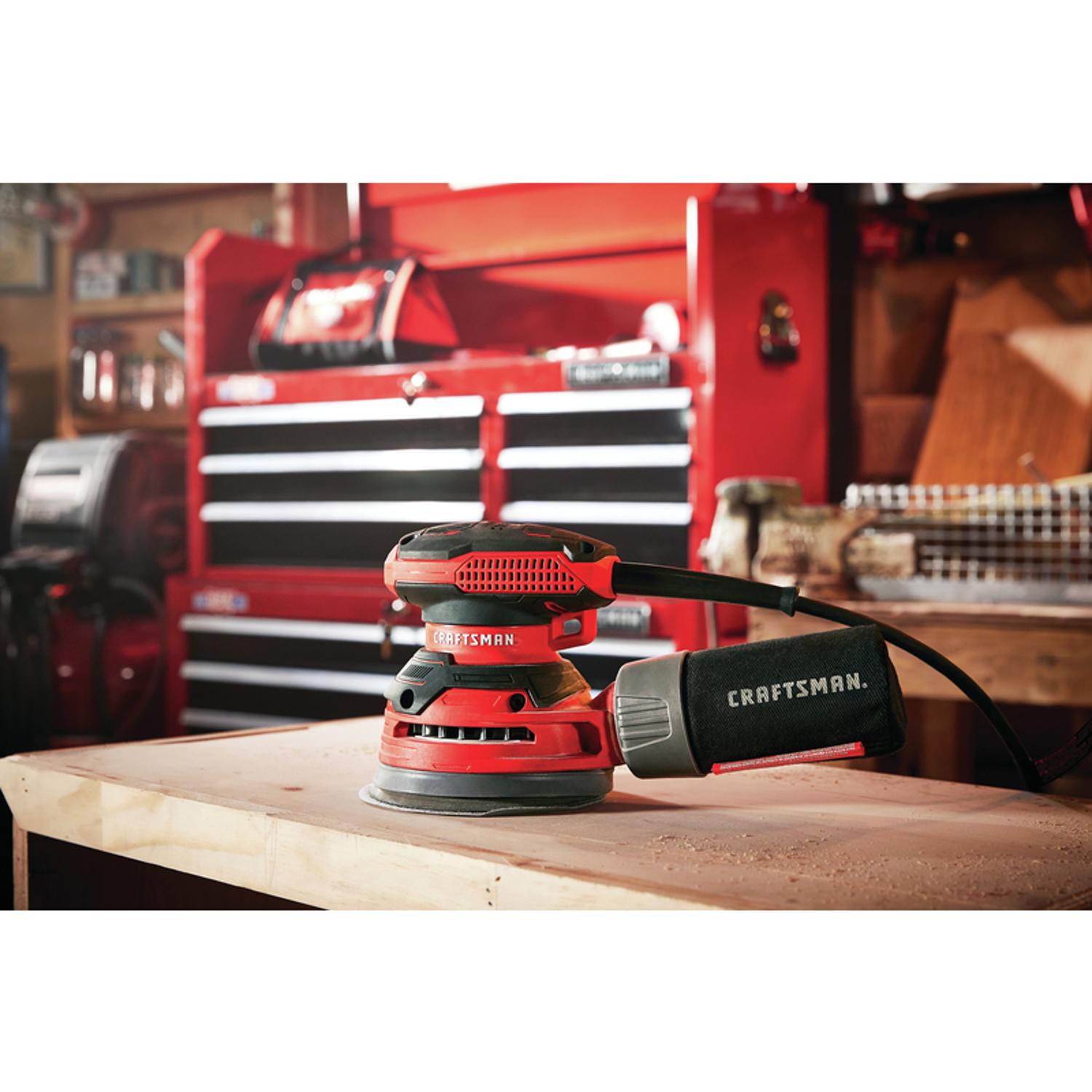 CRAFTSMAN 3 amps Corded 5 in. Random Orbit Sander