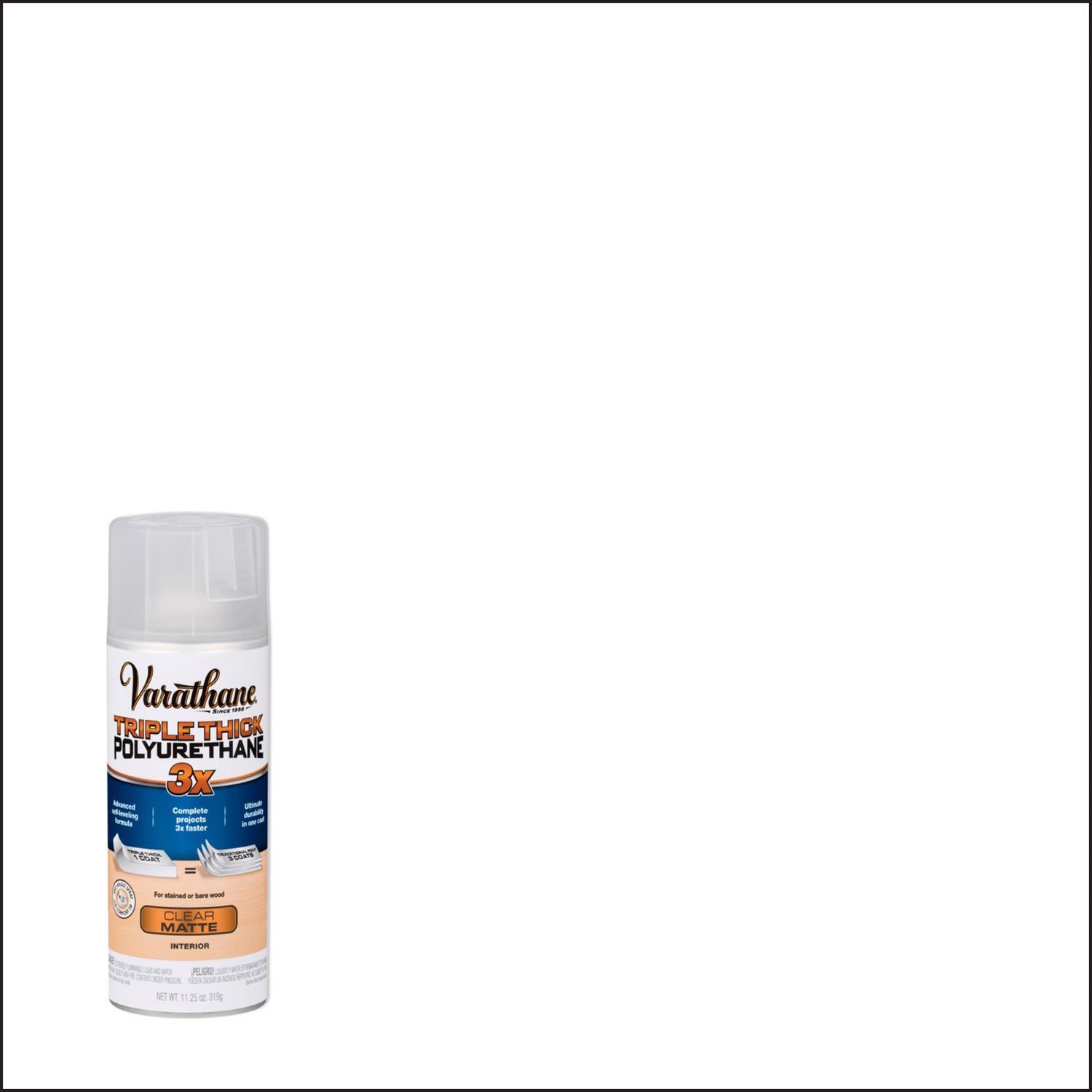 Varathane Transparent Matte Clear Water-Based Oil Modified Urethane Triple Thick Polyurethane 11.25