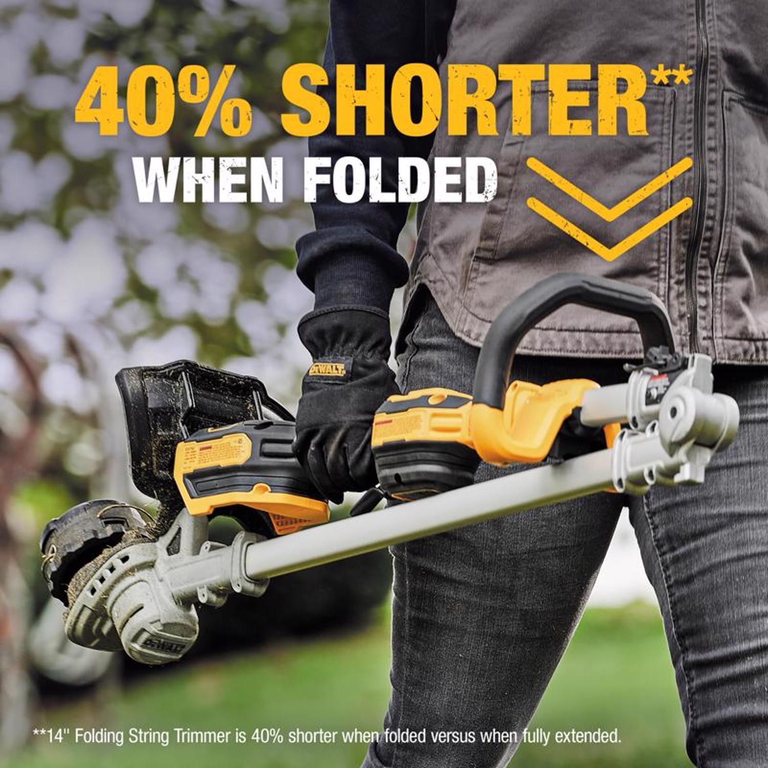 DeWalt 20V MAX DCST926B 15 in. 20 V Battery String Trimmer Tool Only