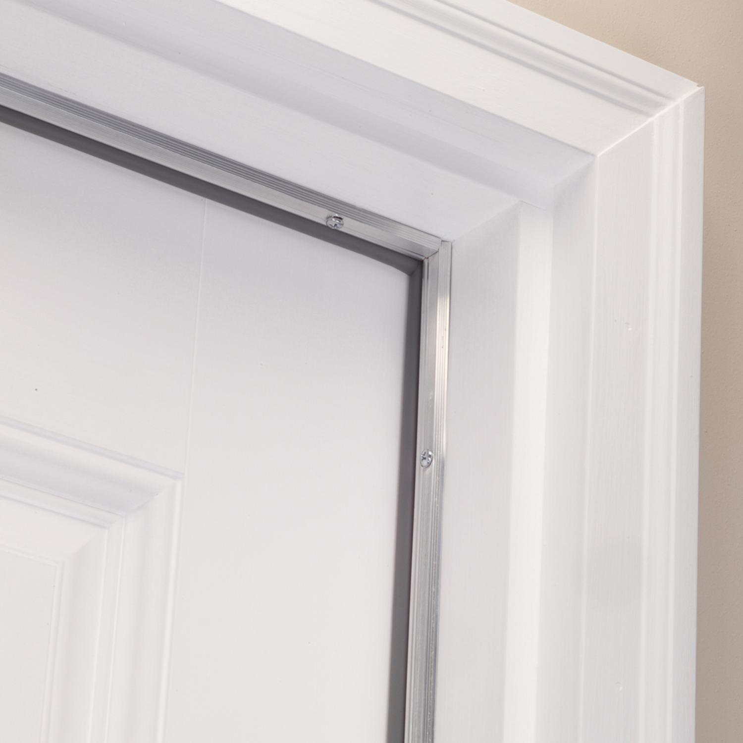 M-D Building Products Silver Aluminum/Vinyl Weatherstrip For Door Jambs 84 in. L X 0.25 in.