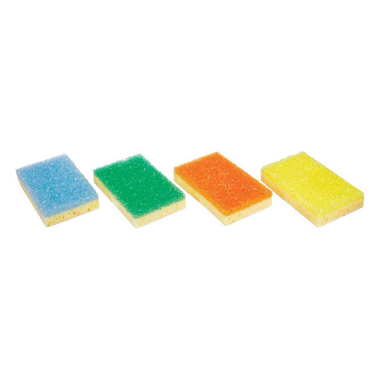 Scrub Daddy Sponge Daddy Heavy Duty Sponge For Multi-Purpose 5.6 in. L 4 pk