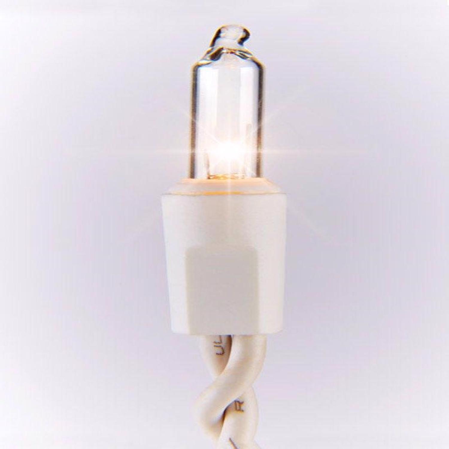 Celebrations Incandescent Mini Clear 300 ct Icicle Christmas Lights 17 ft.