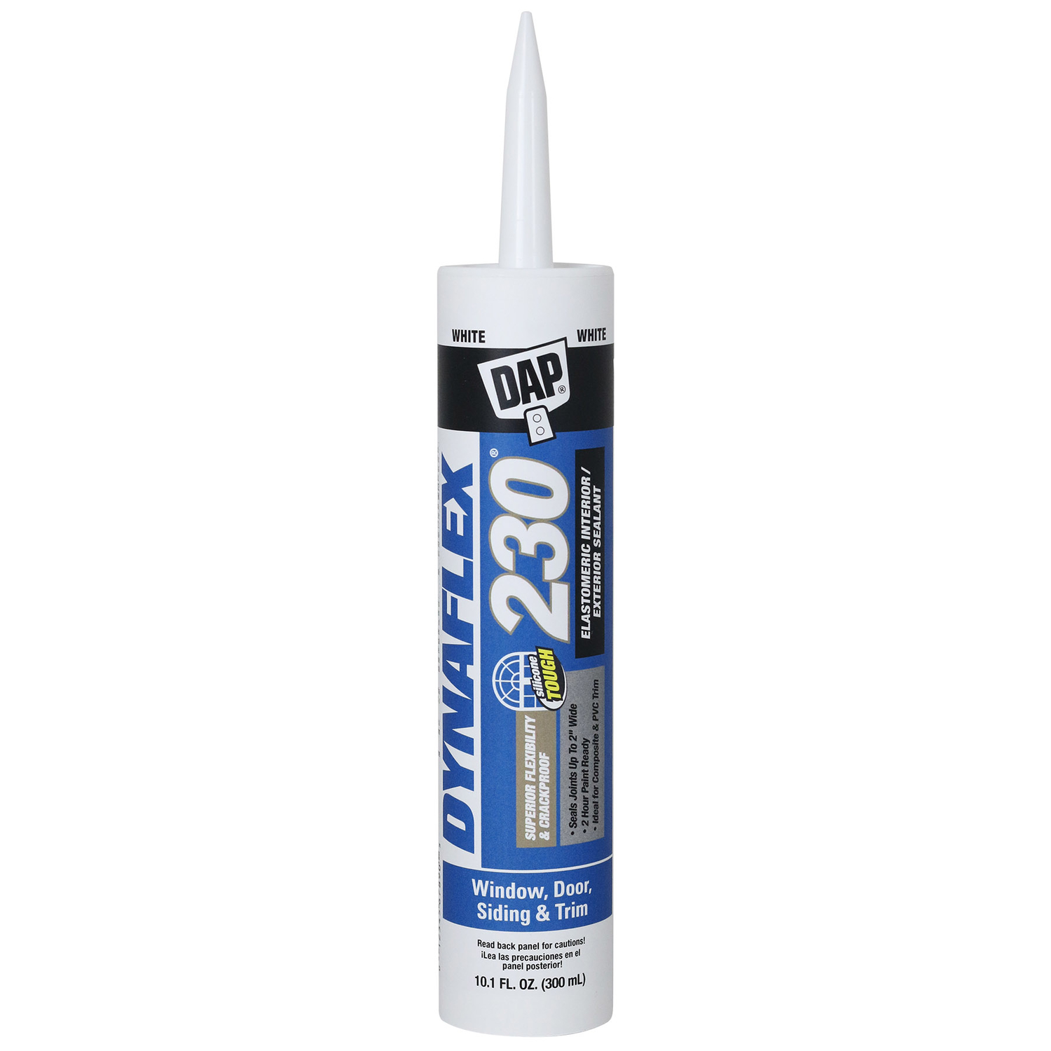 DAP Dynaflex 230 White Premium Latex Door/Siding/ Window Sealant 10.1 oz