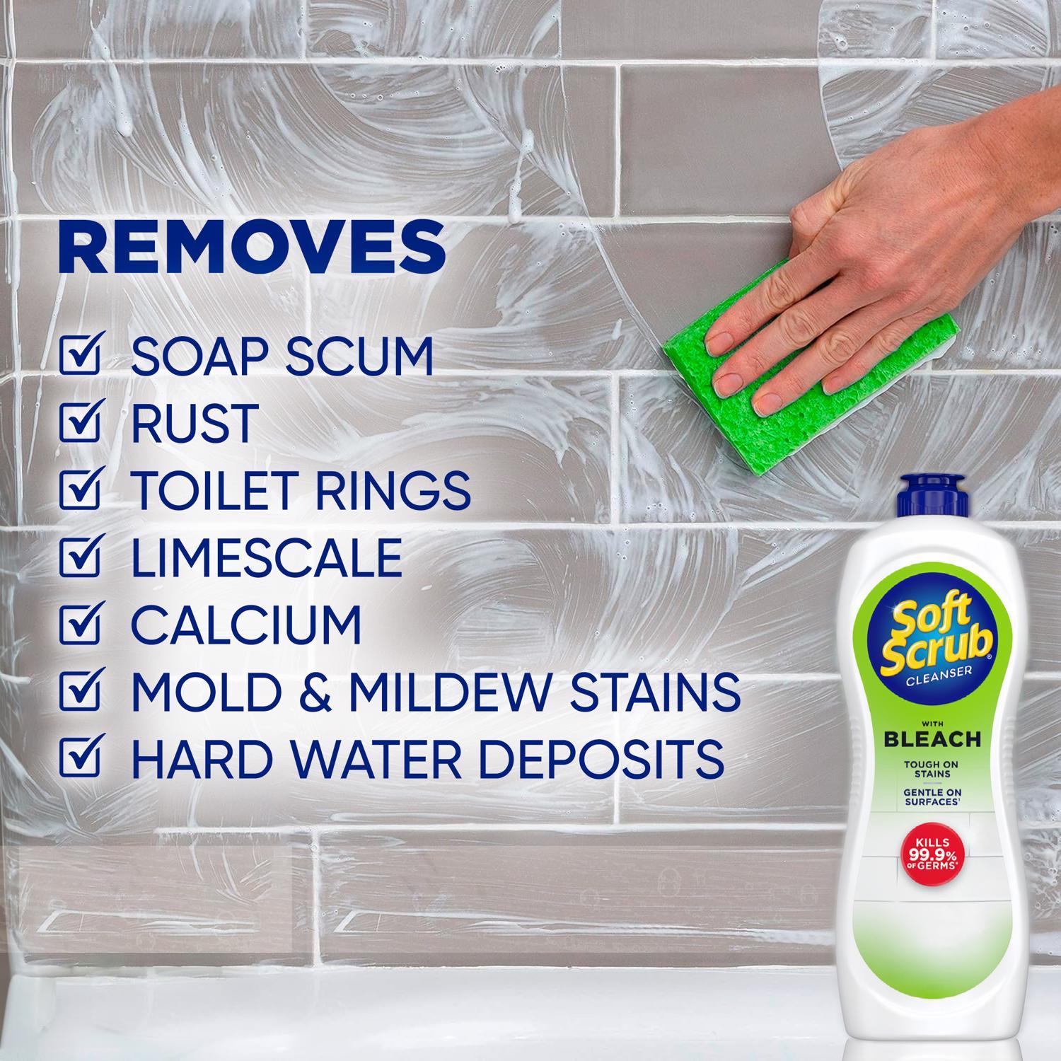 Soft Scrub No Scent Heavy Duty Cleaner 24 oz Cream