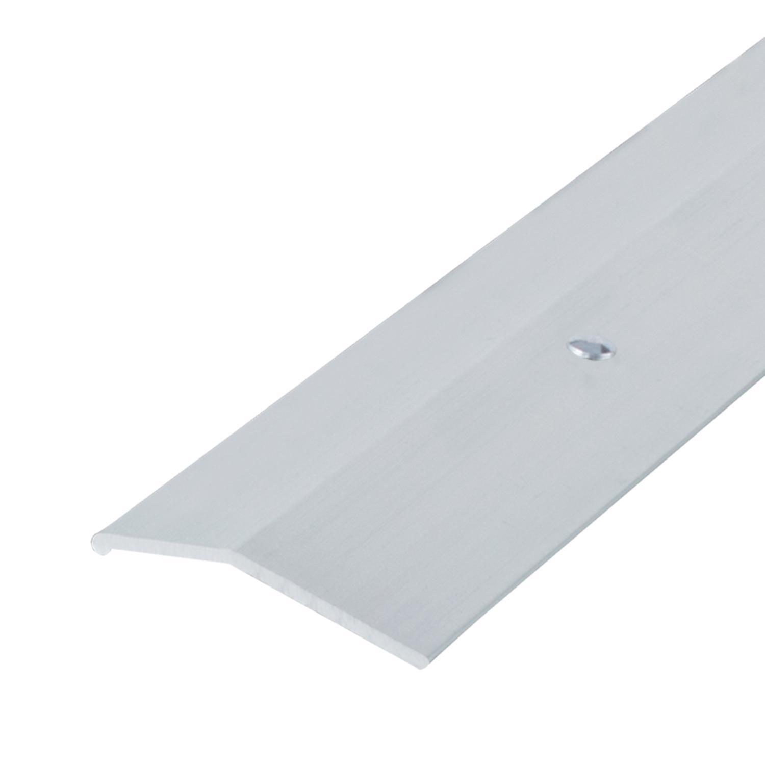 M-D Building Products 0.3 in. H X 1.38 in. W X 72 in. L Polished Silver Aluminum Carpet Trim