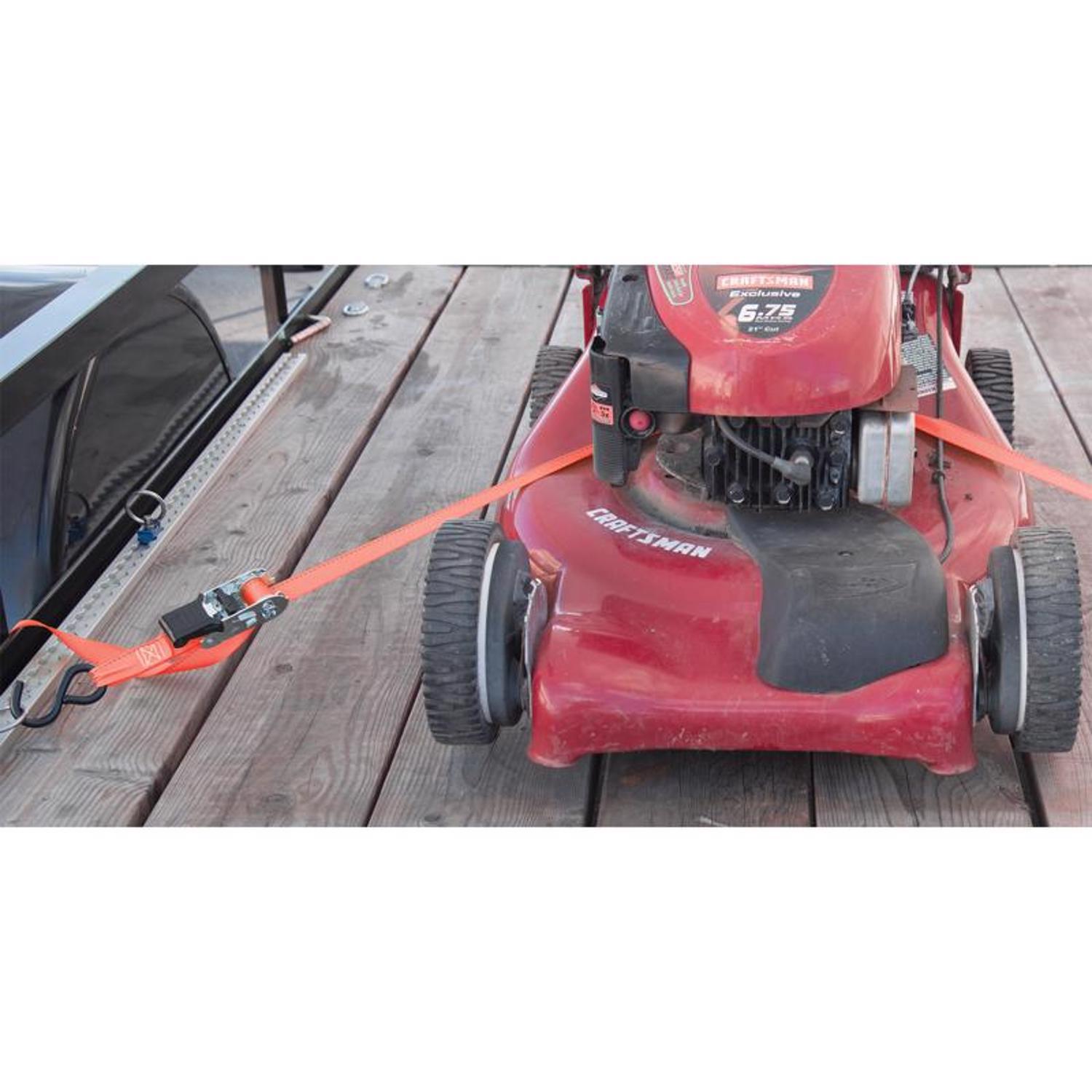 Keeper 1 in. W X 15 ft. L Orange Tie Down Strap 500 lb 4 pk