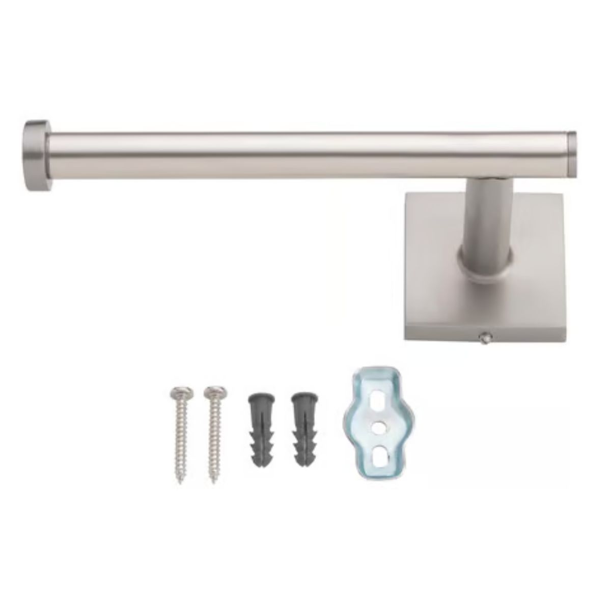 OakBrook Brushed Nickel Metallic Toilet Paper Holder