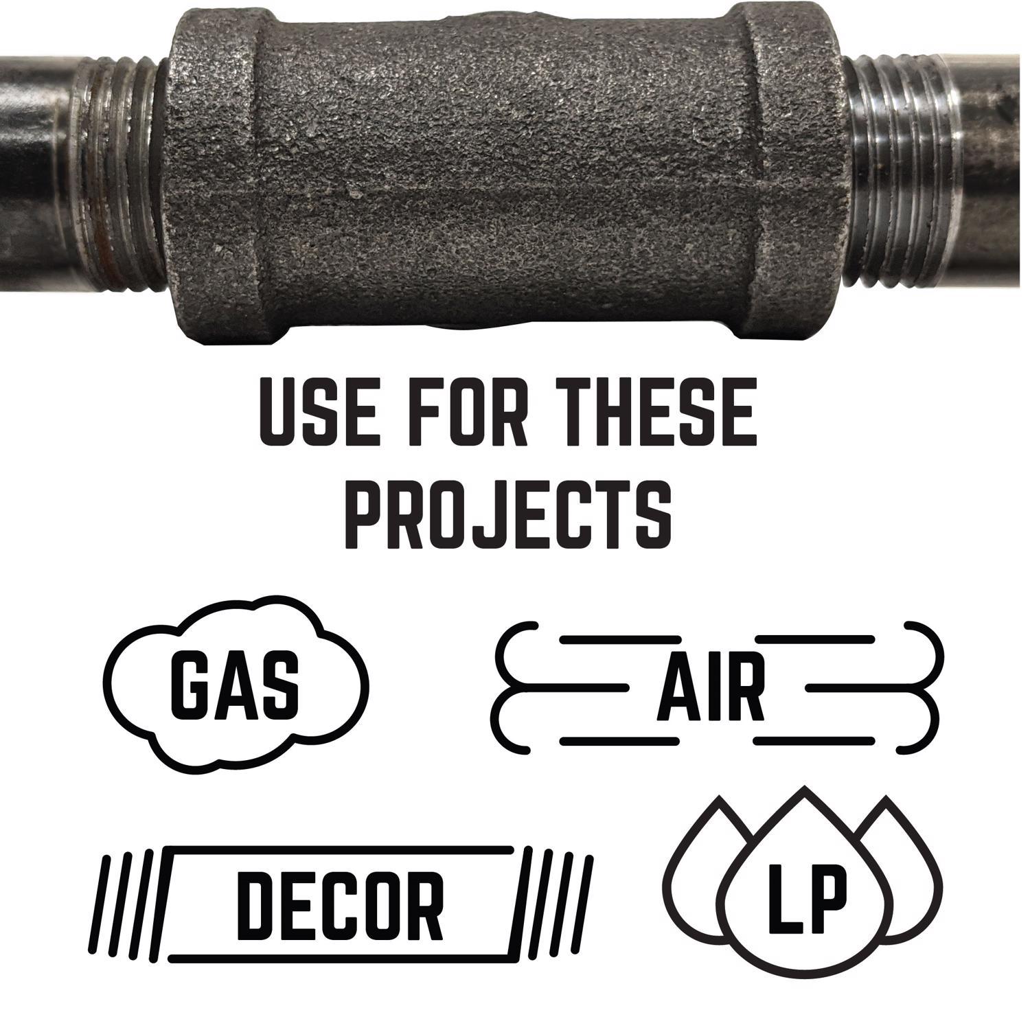 STZ Industries 3/4 in. FIP each X 3/4 in. D FIP Black Malleable Iron 90 Degree Elbow