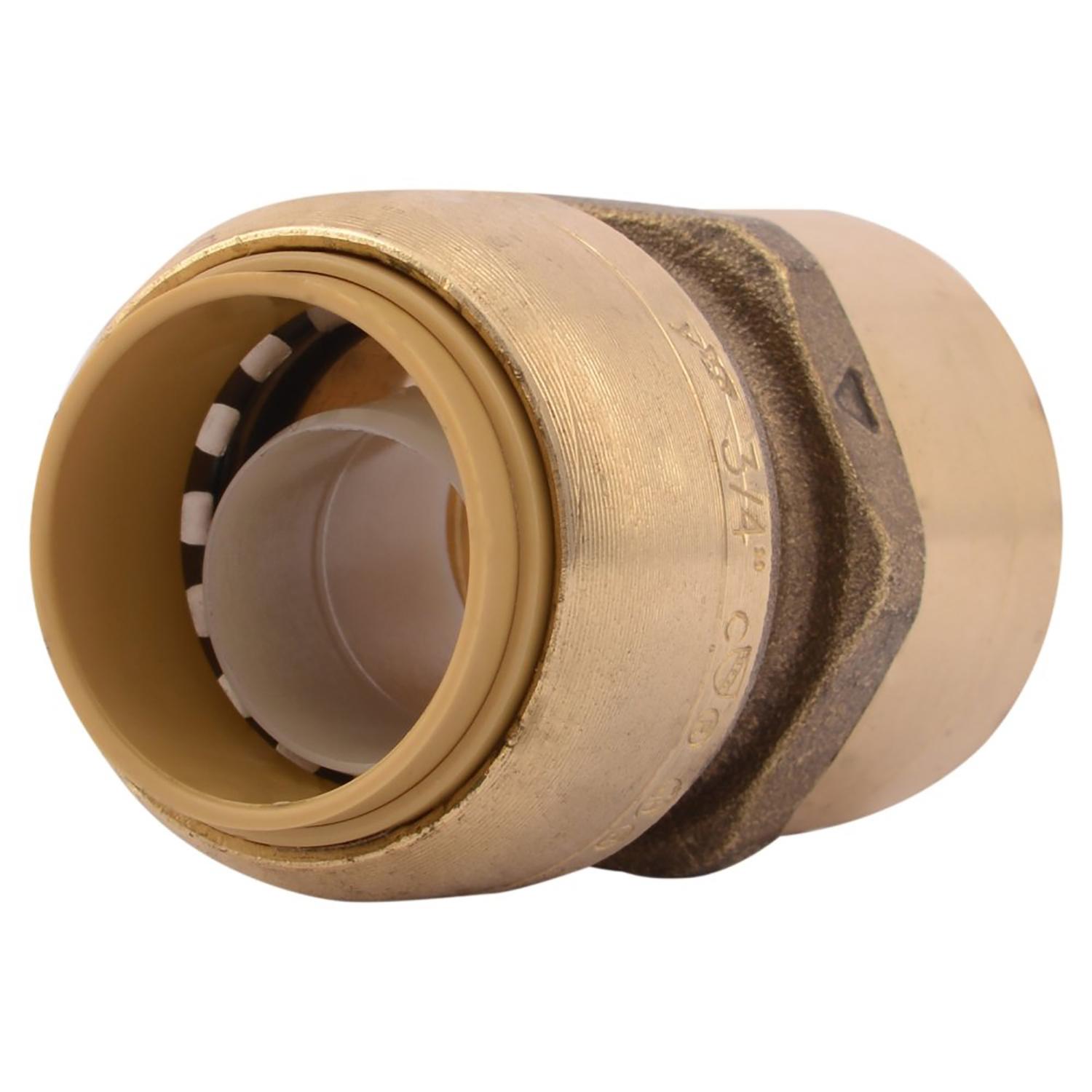 SharkBite Push to Connect 3/4 in. PTC each X 3/4 in. D Brass Connector