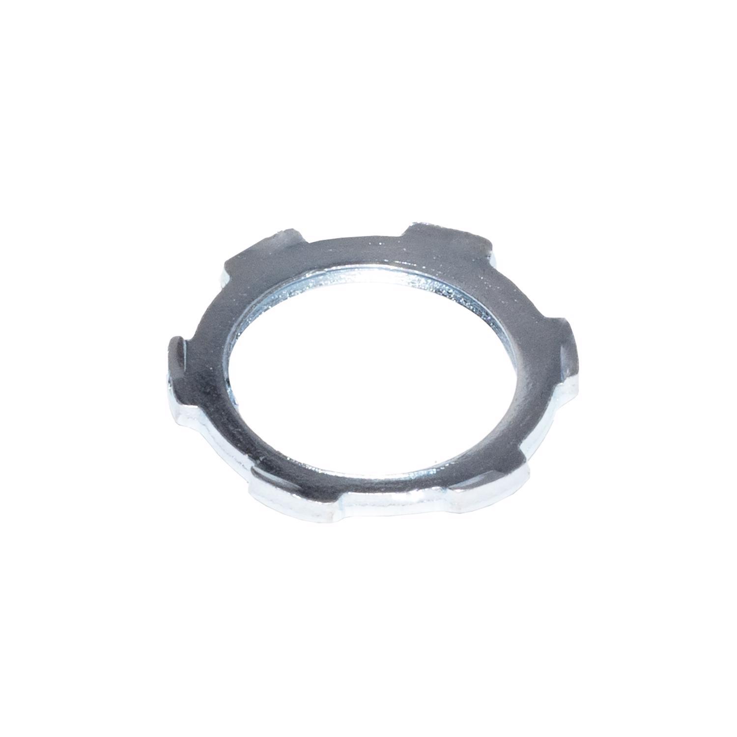 Sigma Engineered Solutions ProConnex 1/2 in. D Zinc-Plated Steel Electrical Conduit Locknut For Rigi