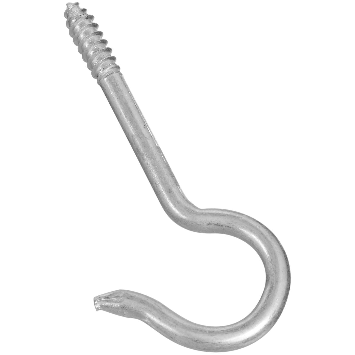 National Hardware Large Zinc-Plated Silver Steel 4-7/16 in. L Ceiling Hook 75 lb 1 pk