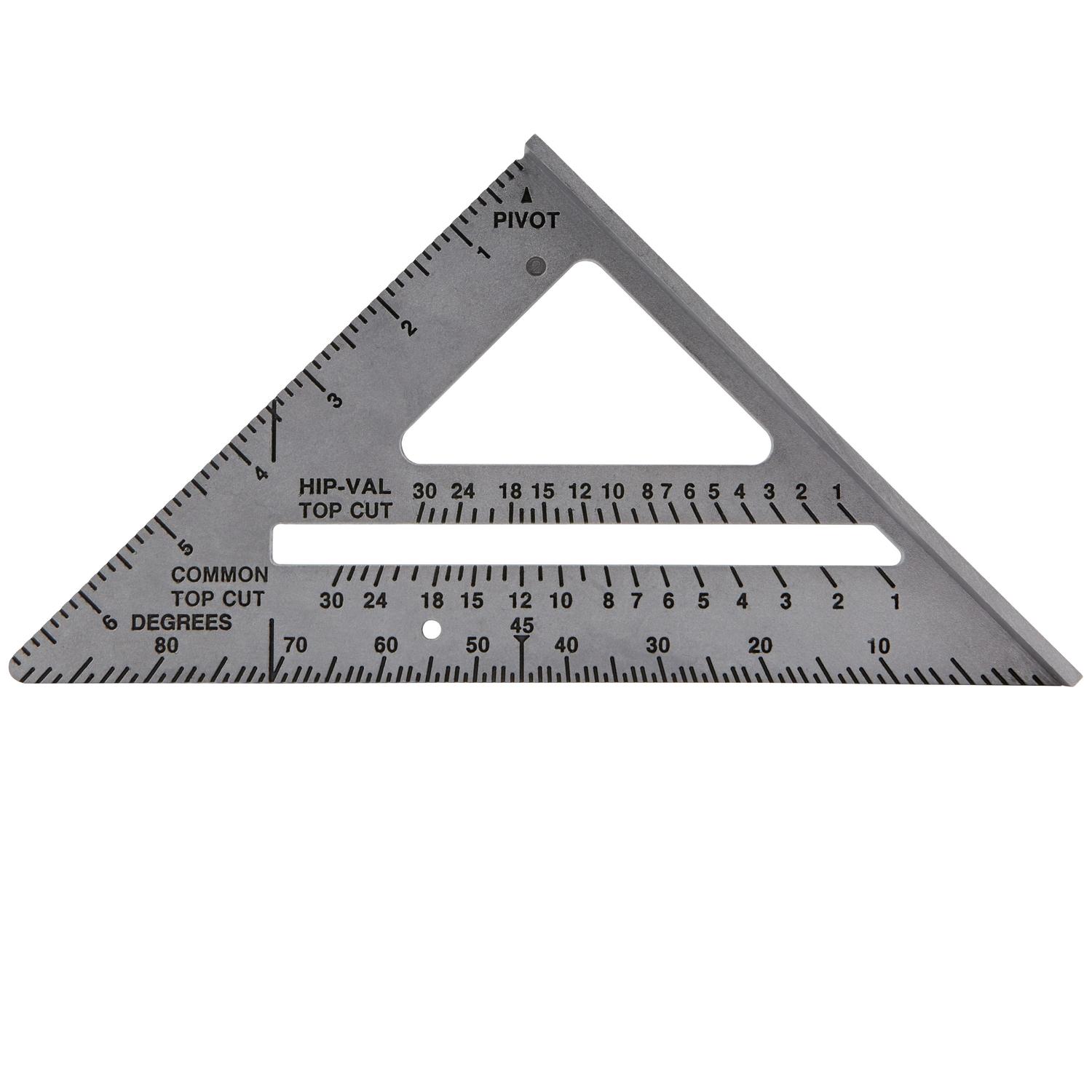 CRAFTSMAN 7 in. L X 7 in. H Aluminum Rafter Square