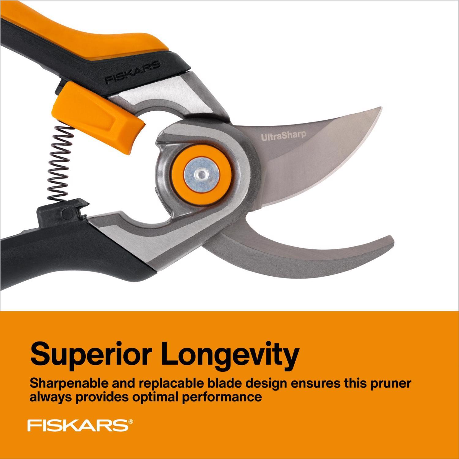 Fiskars Forged 4.5 in. Stainless Steel Bypass Pruners