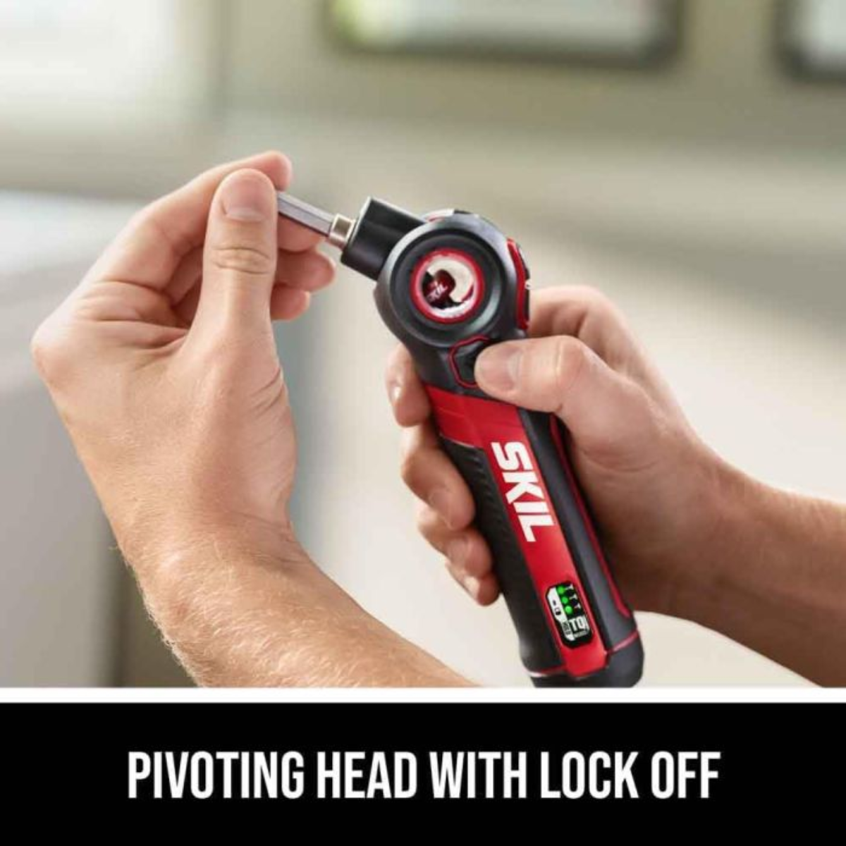 Skil Screwdriver 4V Cordless Rechargeable 28 Pieces  Bit Set