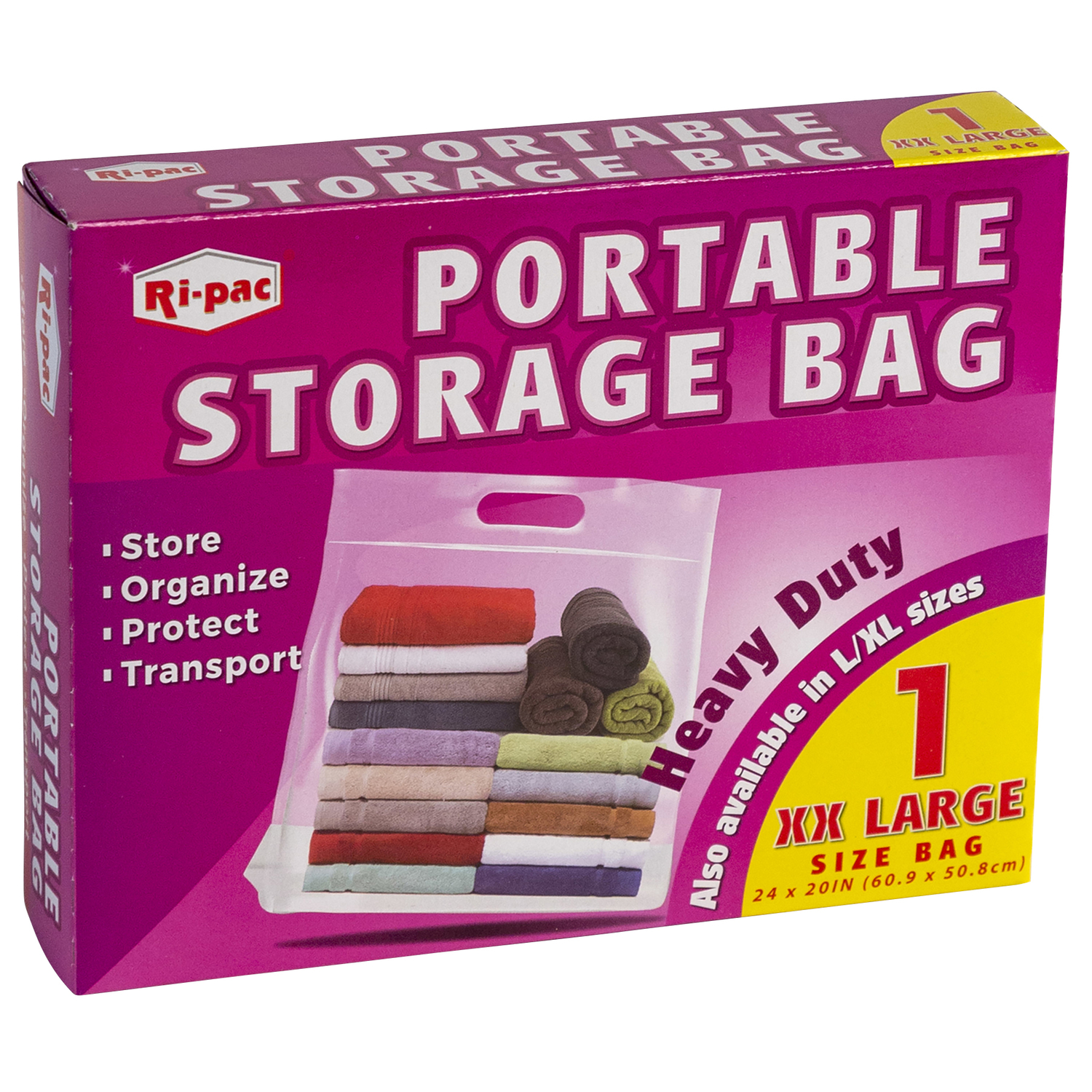 Ri-Pac Clear Portable Storage Bag