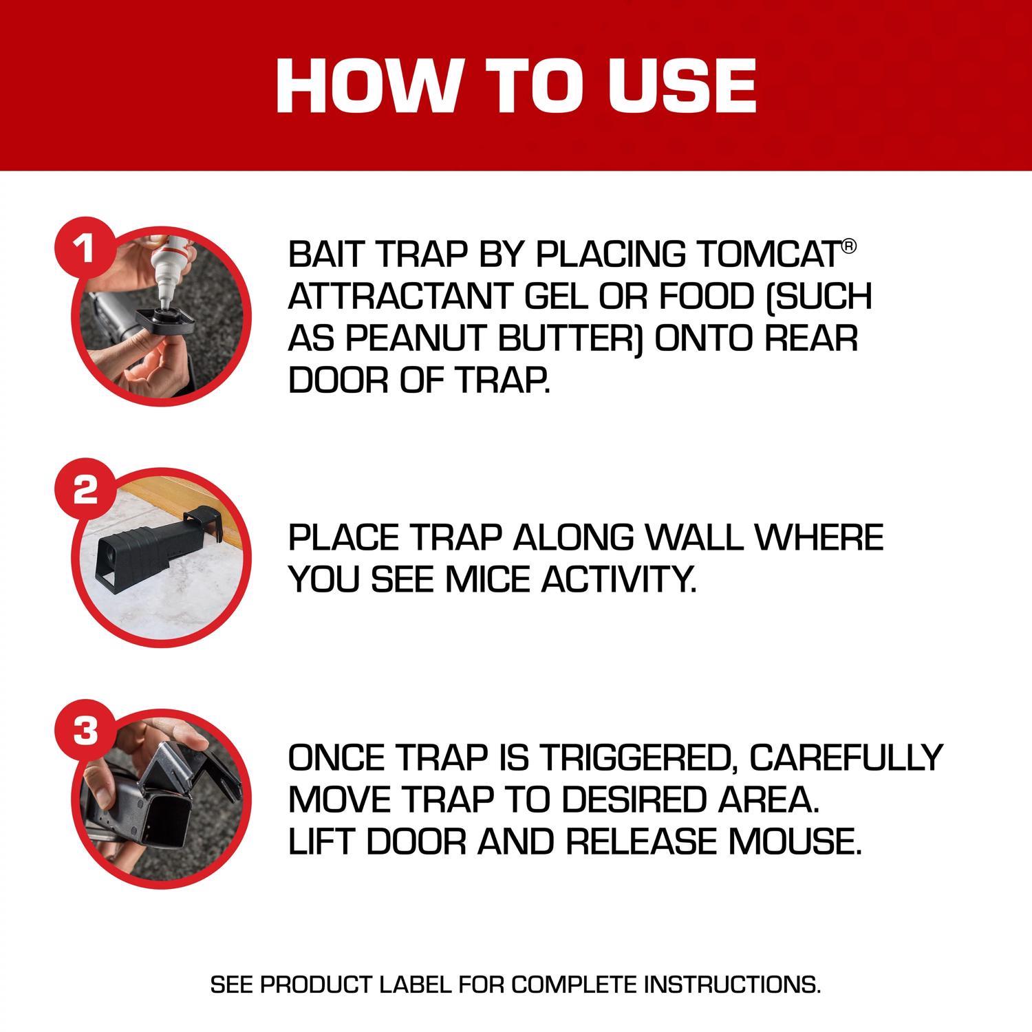 Tomcat Small Live Catch Trap For Mice 1 pk