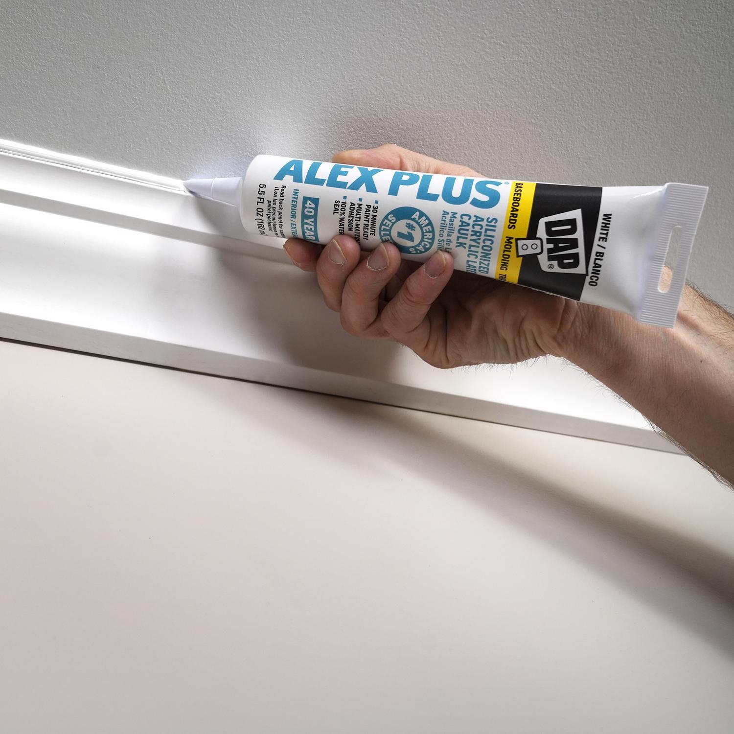 DAP Alex Plus White Acrylic All Purpose Caulk 5.5 oz