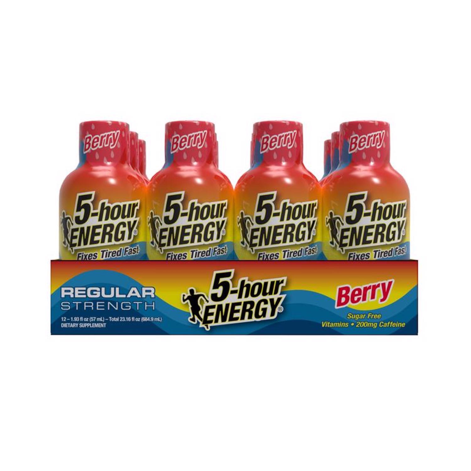 5-hour Energy RegularStrength Sugar Free Berry Energy Shot 1.93 fl. oz.