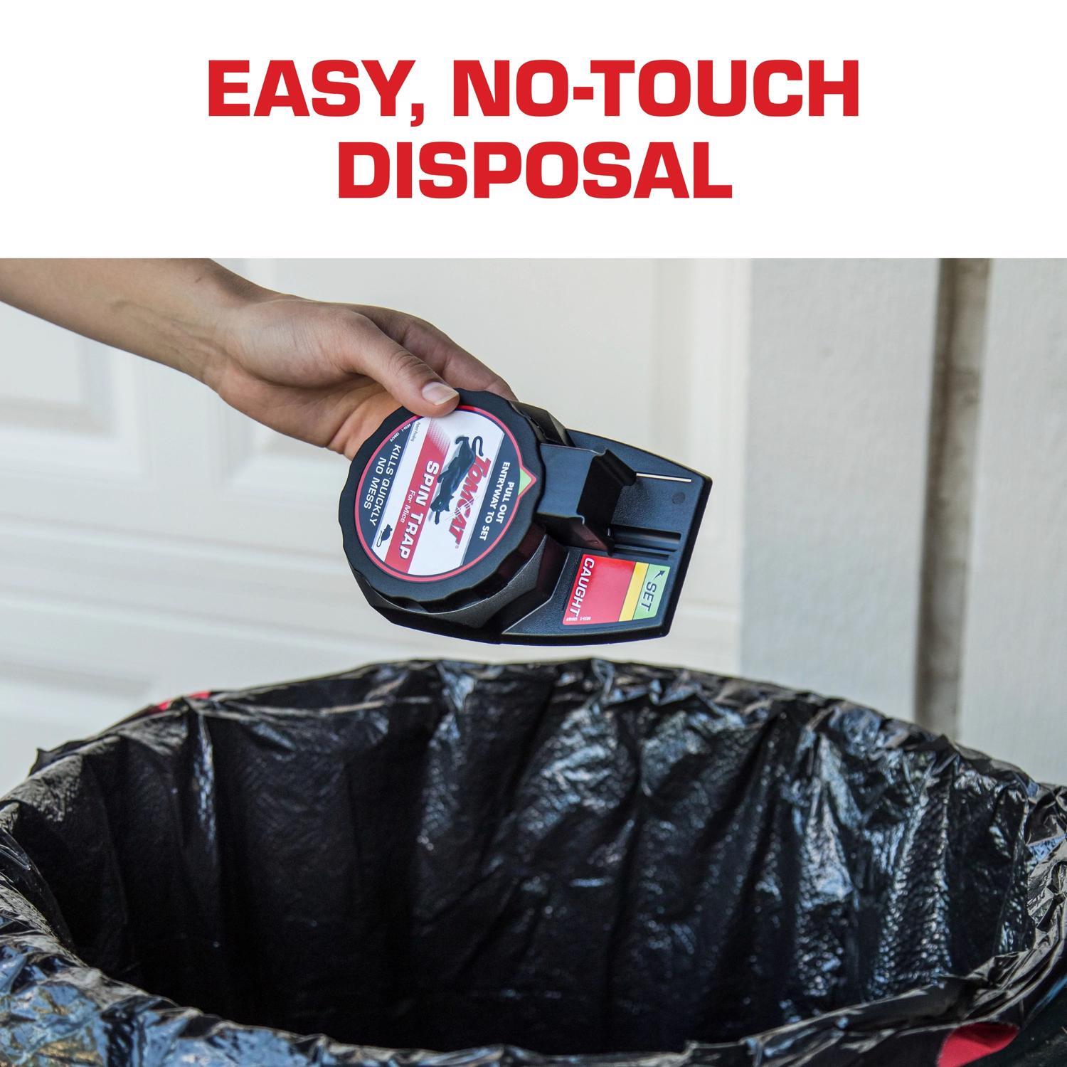 Tomcat Spin Trap Small Covered Animal Trap For Mice 2 pk