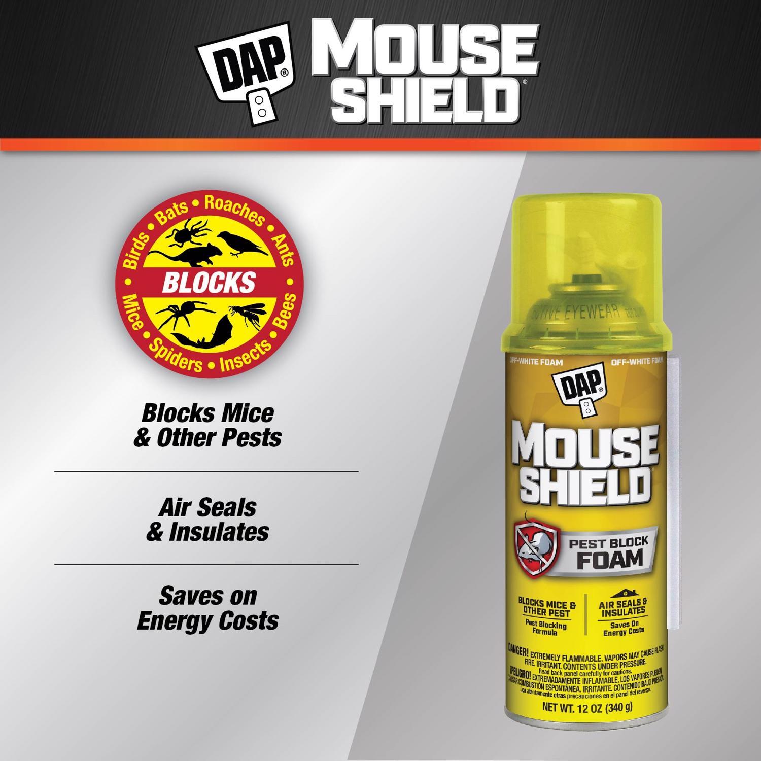 Touch 'n Foam Mouse Shield Off White Polyurethane Foam Foam Sealant 12 oz