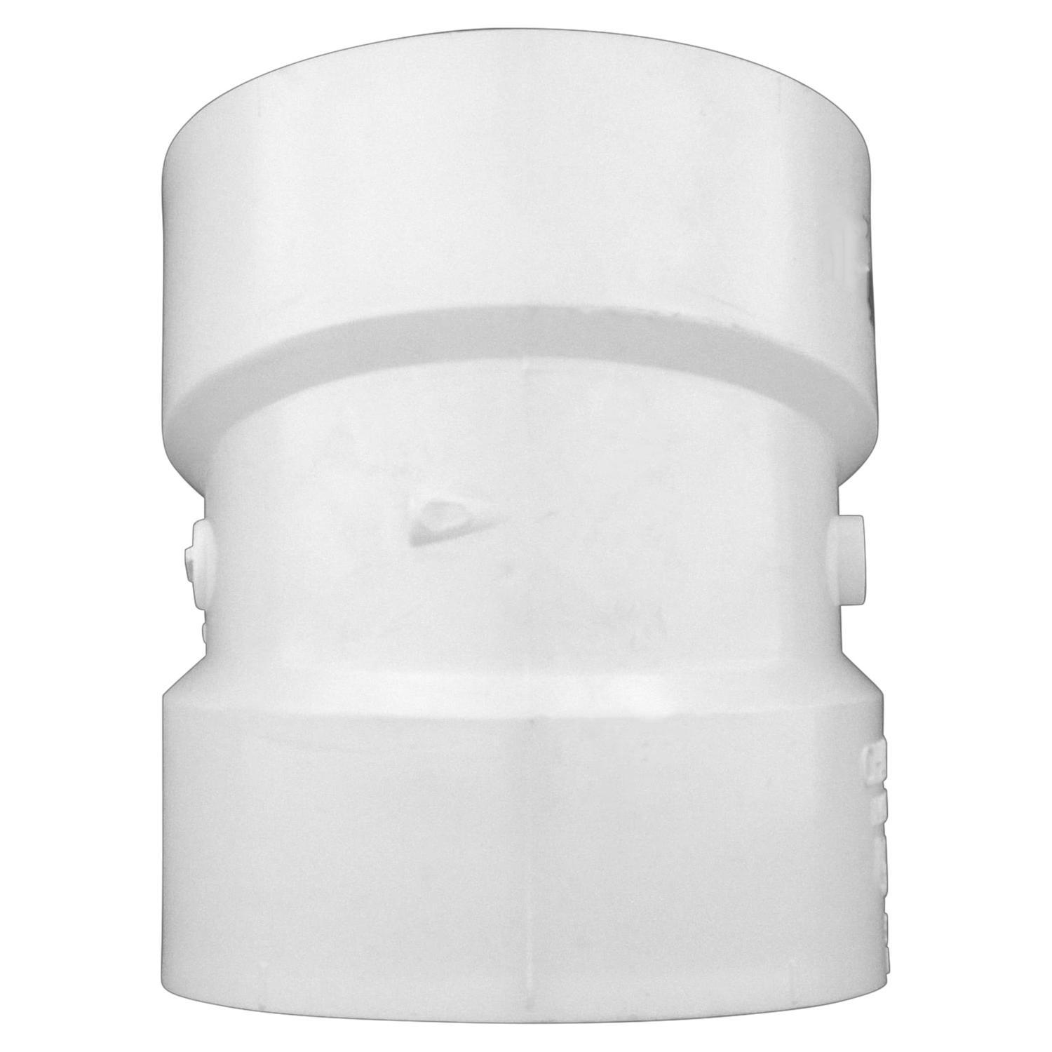 Charlotte Pipe Schedule 40 1-1/2 in. Hub X 1-1/2 in. D Hub PVC Elbow 1 pk