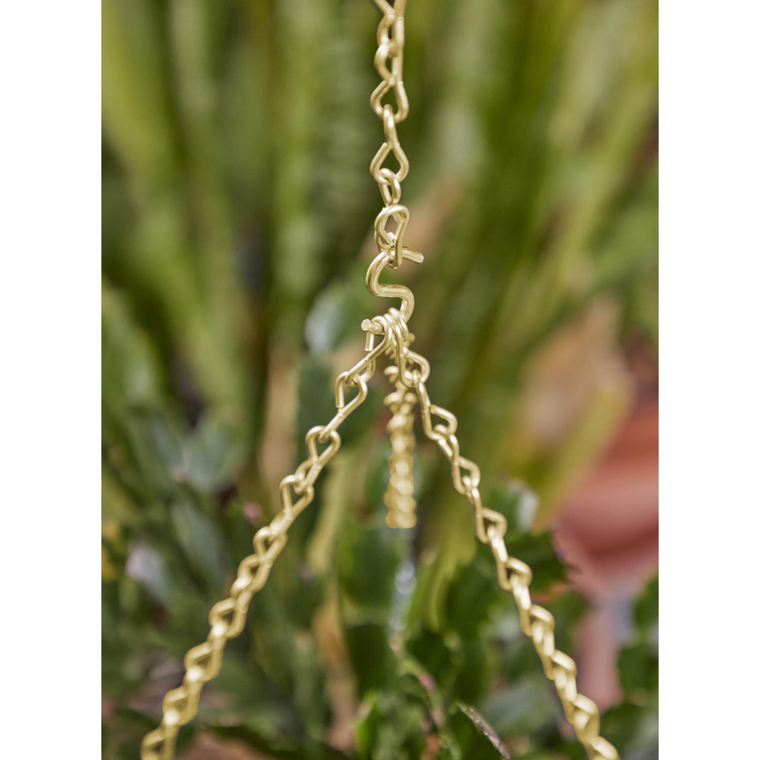 Ace Medium Bright Brass Green Brass 1 in. L Heavy S-Hook 15 lb 4 pk