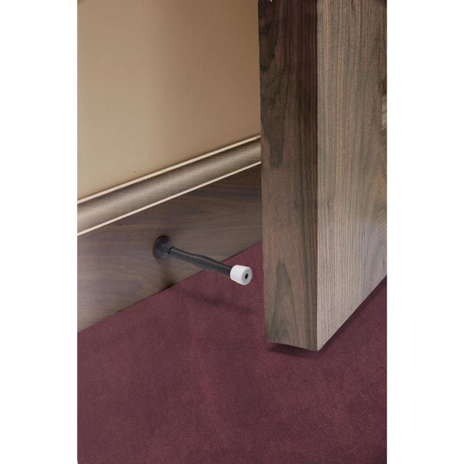 Ace 3 in. W Metal Oil Rubbed Bronze Spring Door Stop Mounts to door and wall 0 in.