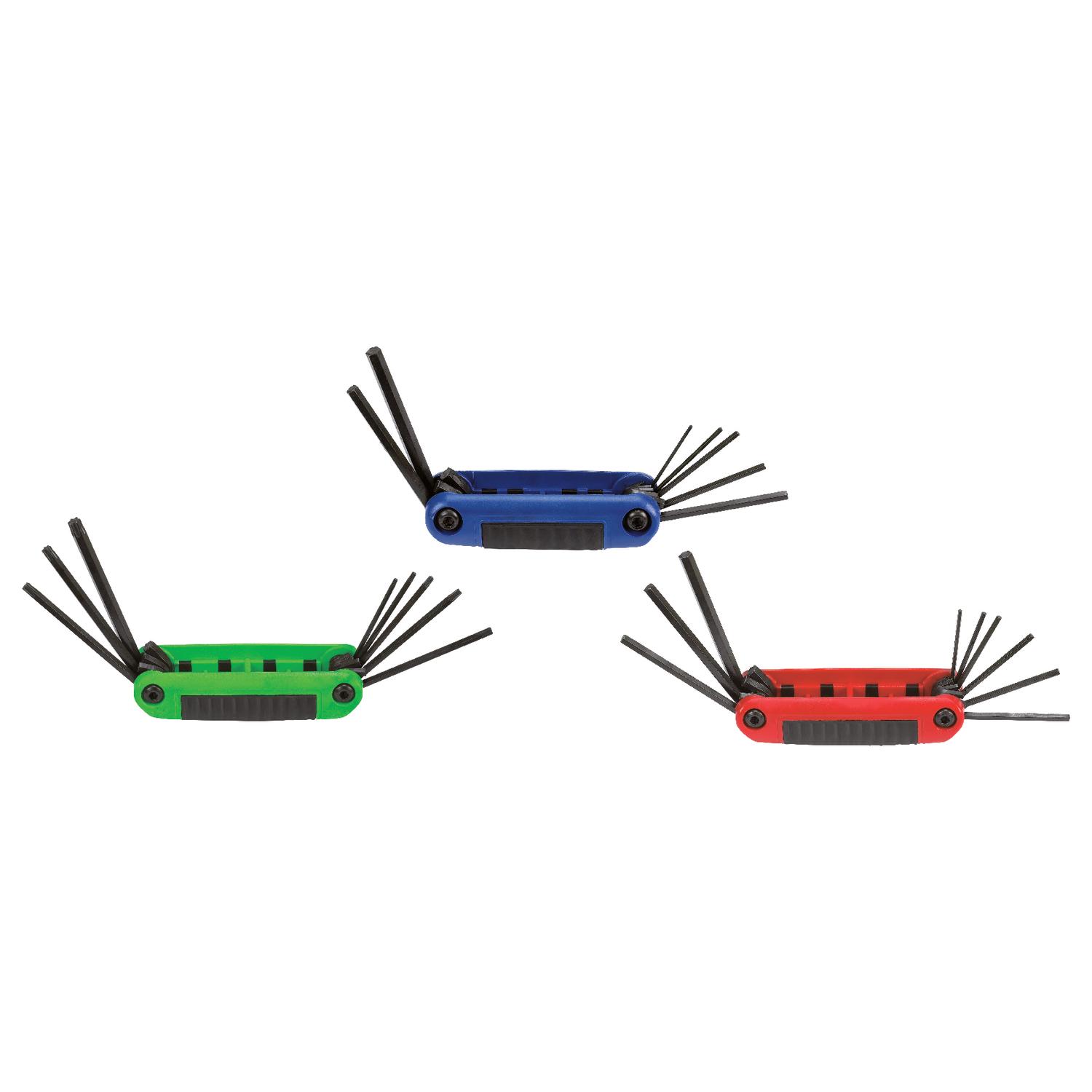 Eklind Ergo-Fold Assorted Metric and SAE Fold-Up Hex Key Sets 24 pc