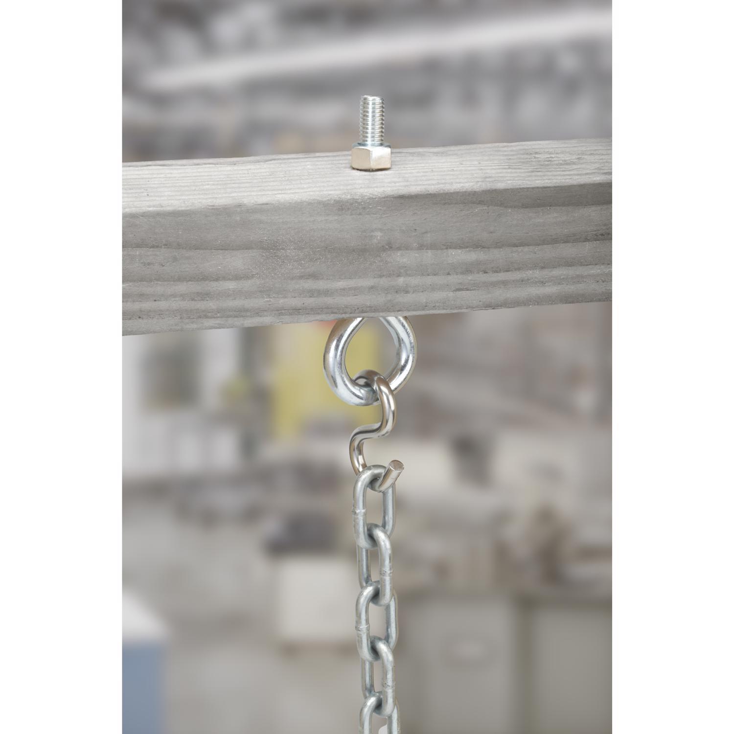 Hampton 1/2 in. X 6 in. L Zinc-Plated Steel Eyebolt Nut Included