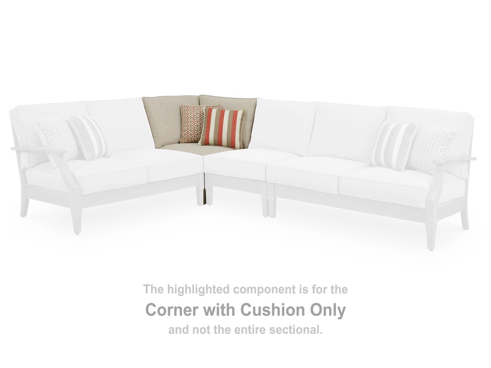 Ashley Clare View Corner with Cushion