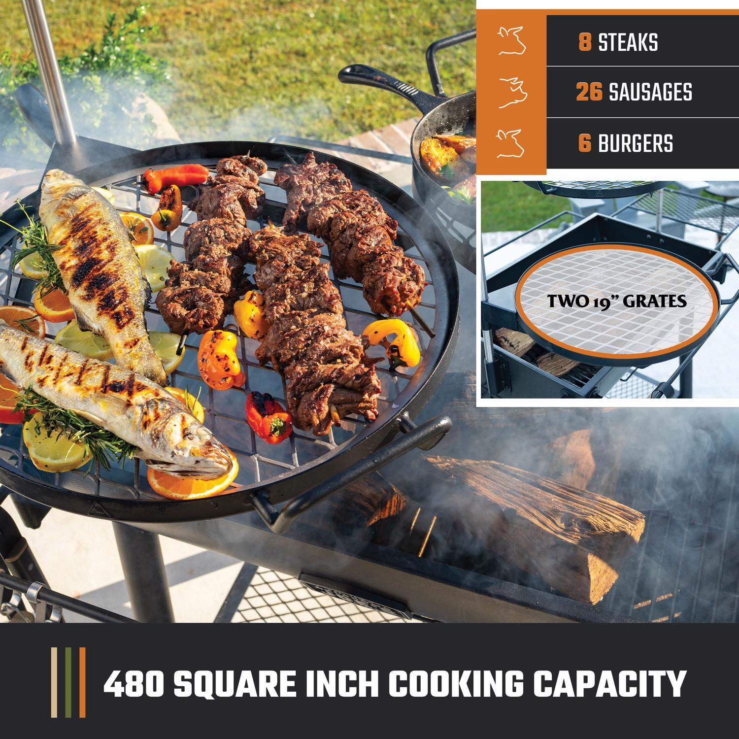 Oklahoma Joe's 19 in. Firecraft Charcoal Grill Black