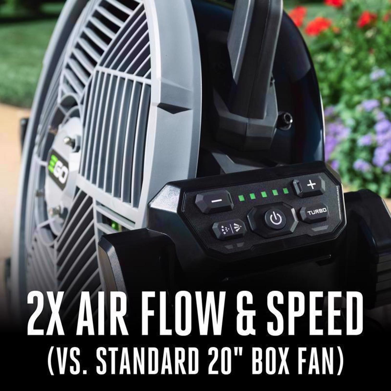 EGO Power+ 18 in. H 5 speed Misting Fan Bare Tool