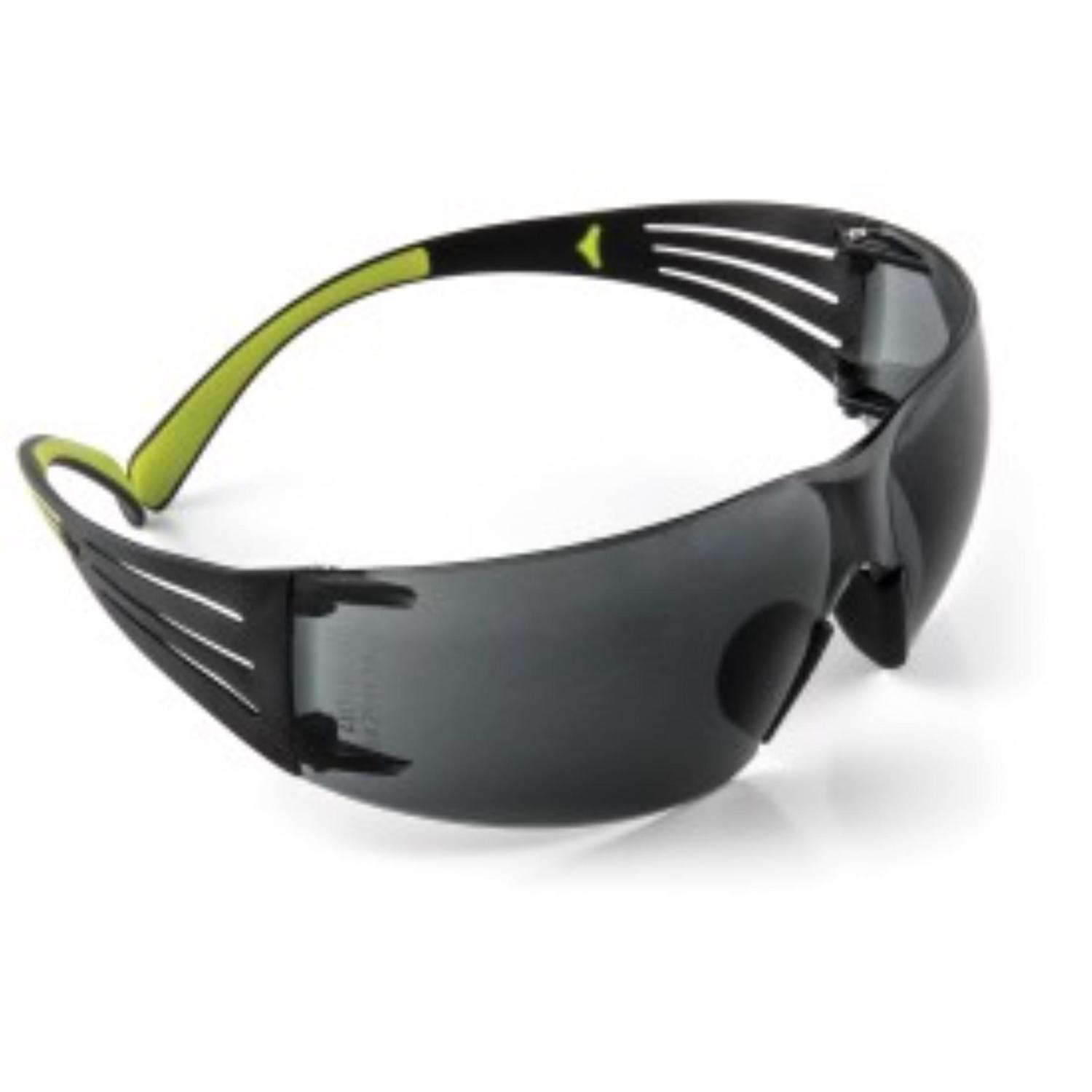 3M SecureFit Anti-Fog Safety Glasses Gray Lens Black Frame 1 pc