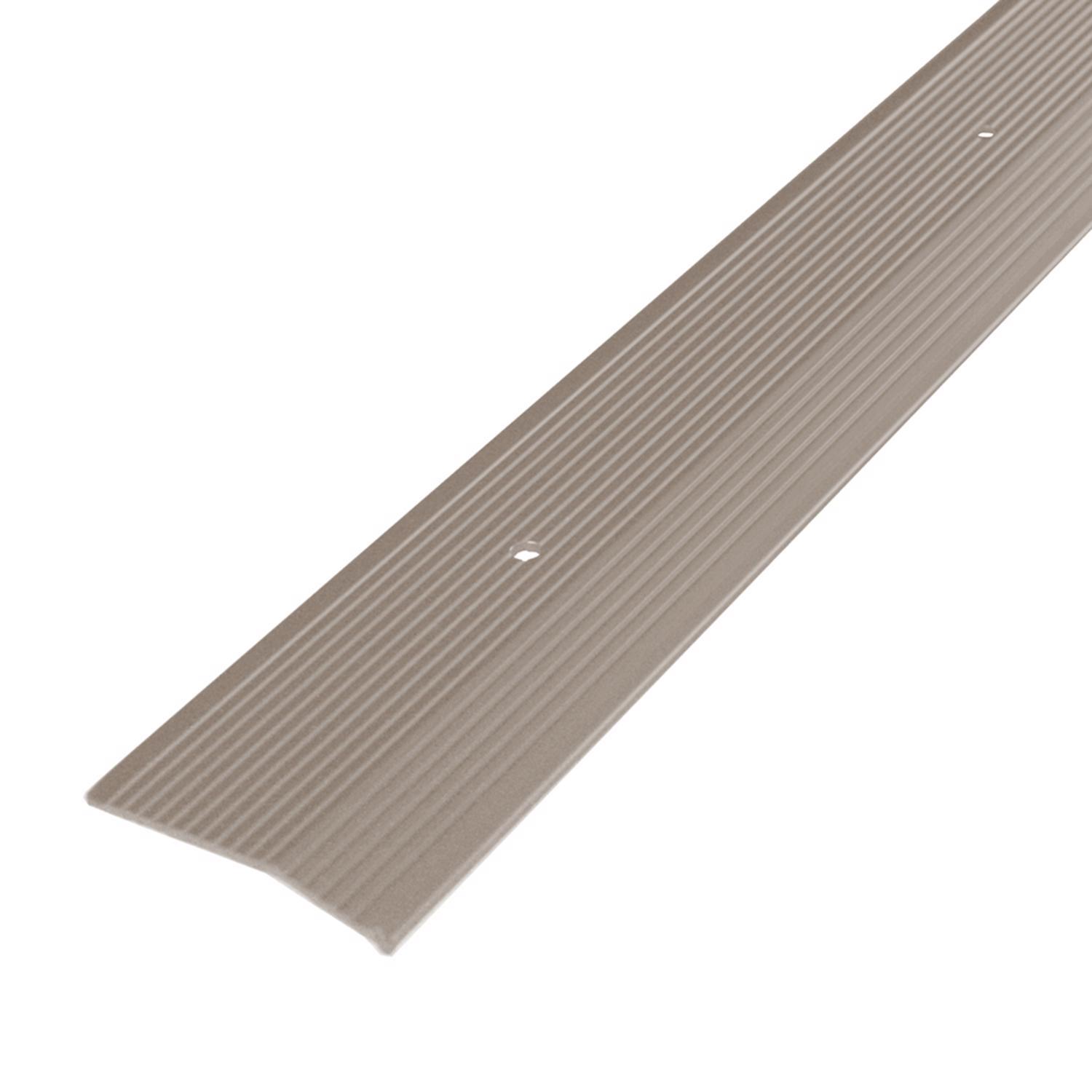 M-D Building Products 0.375 in. H X 2 in. W X 36 in. L Prefinished Pewter Aluminum Carpet Trim
