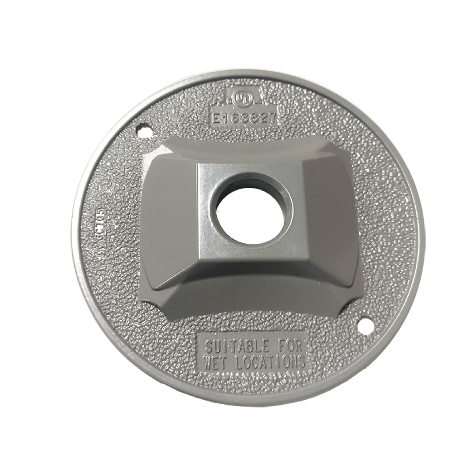 Sigma Engineered Solutions Round Die-Cast Metal 4.13 in. H X 4.13 in. W Lampholder Cover