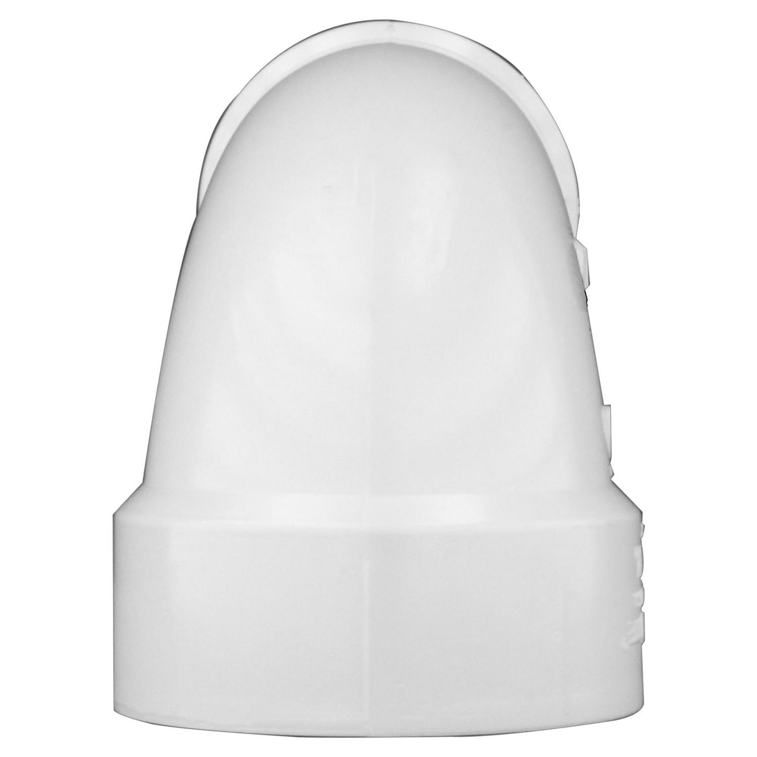 Charlotte Pipe 4 in. Hub X 3 in. D Hub PVC Elbow 1 pk