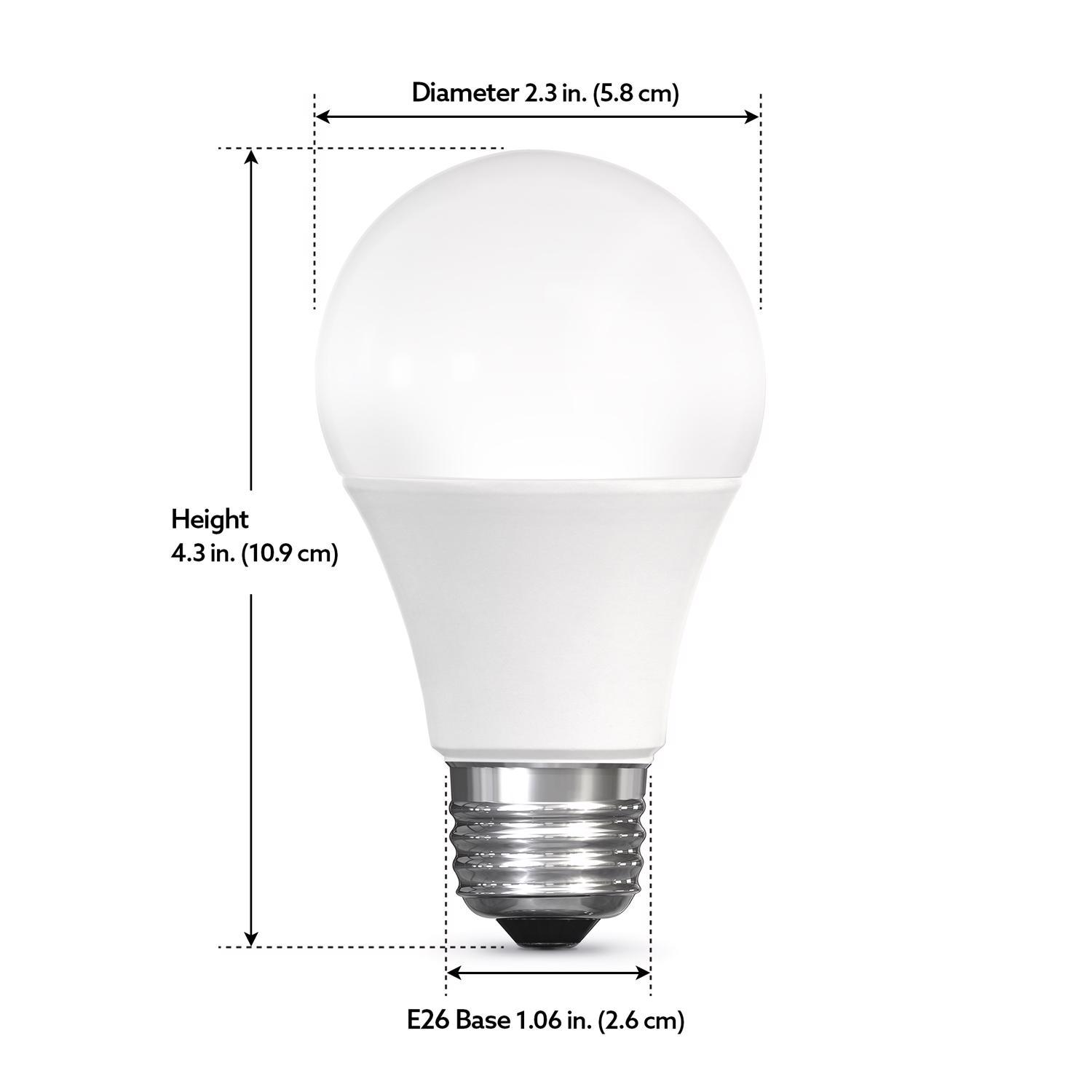 Feit Smart Home A19 E26 (Medium) Smart-Enabled LED Bulb Daylight 60 Watt Equivalence 3 pk