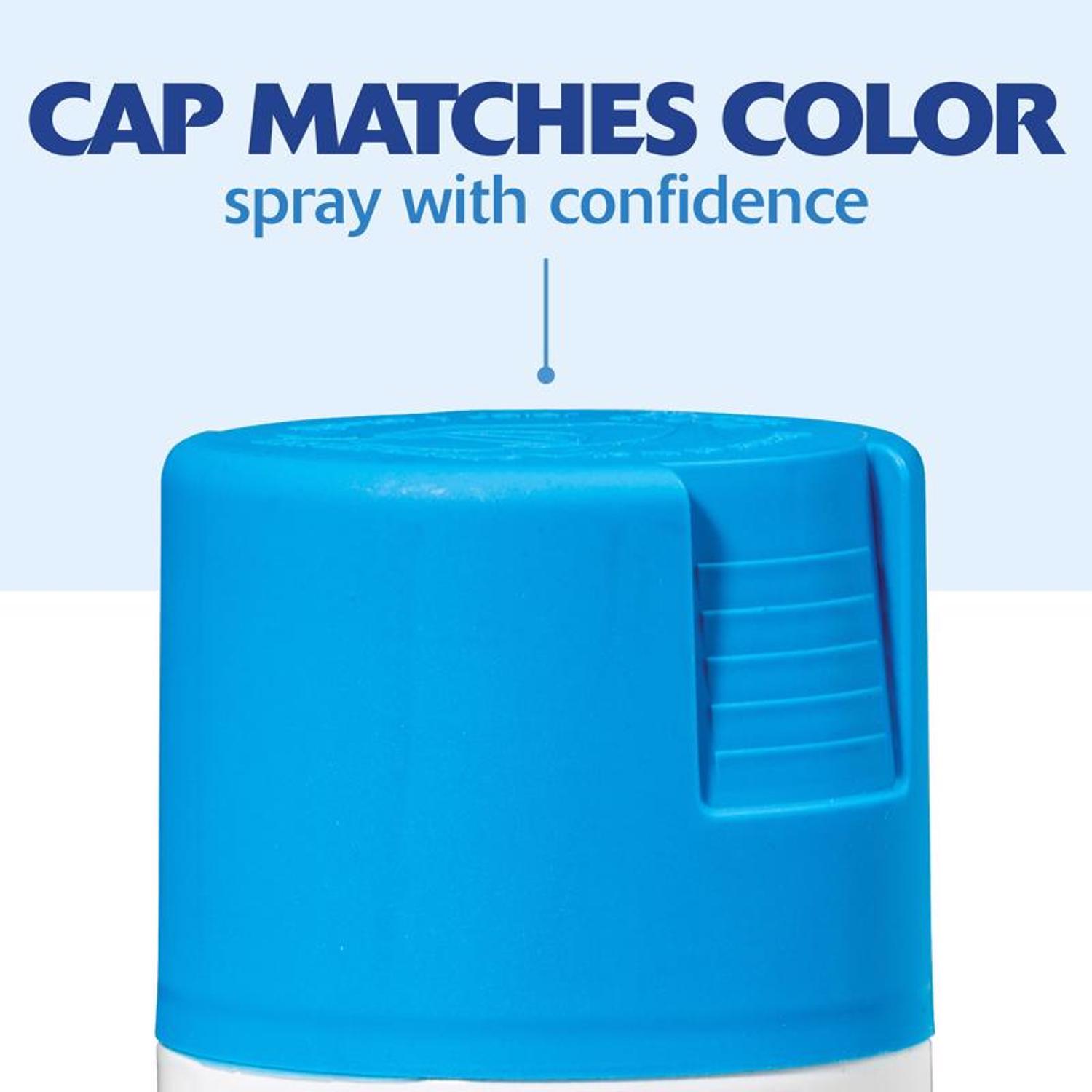 Rust-Oleum Painter's Touch 2X Ultra Cover Satin Oasis Blue Paint+Primer Spray Paint 12 oz
