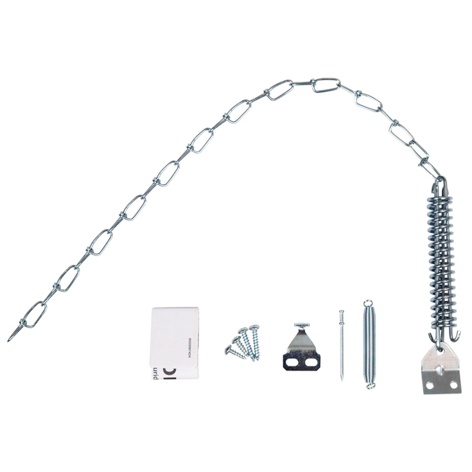 Larson 24.5 in. L Zinc-Plated Mill Steel Storm Door Wind Chain 9 pc