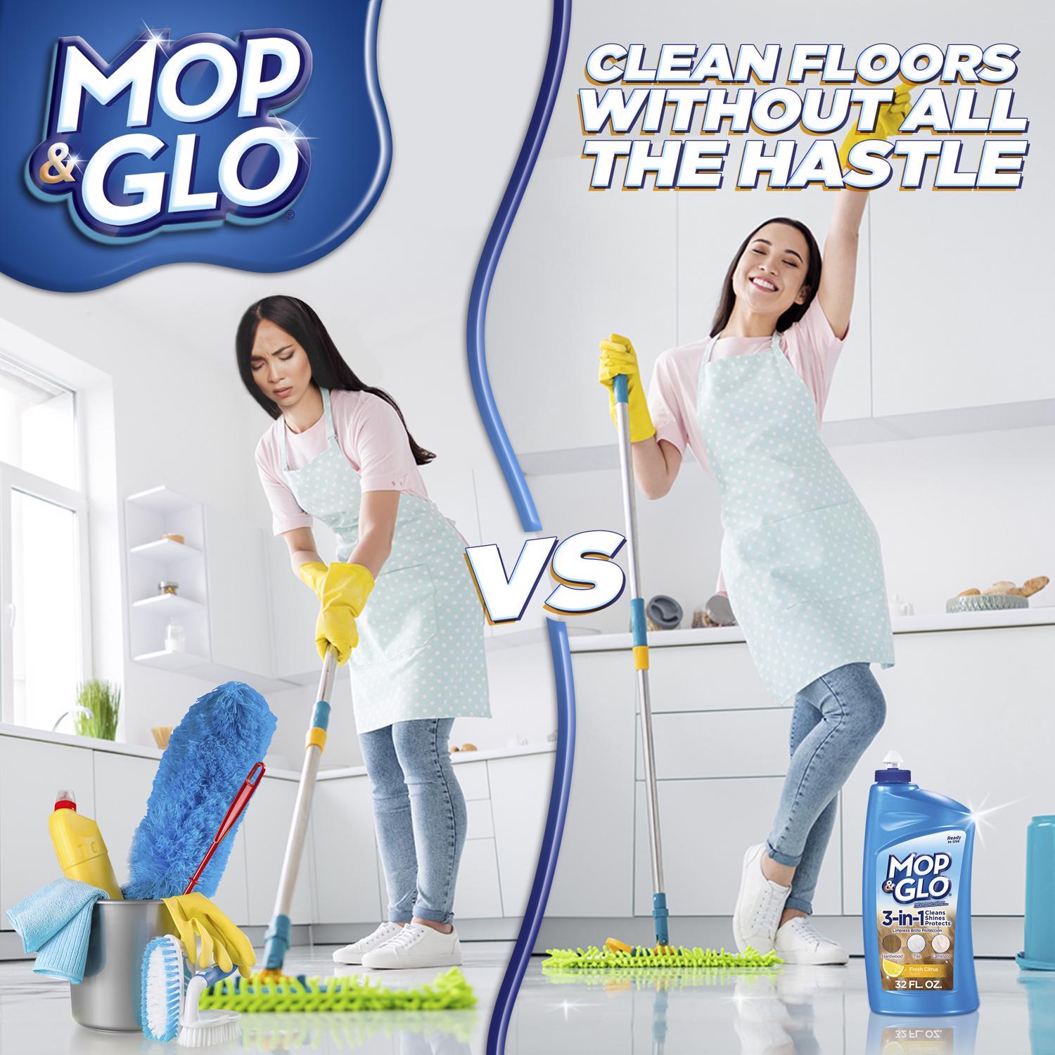 Mop & Glo Citrus Scent Floor Cleaner Liquid 32 oz