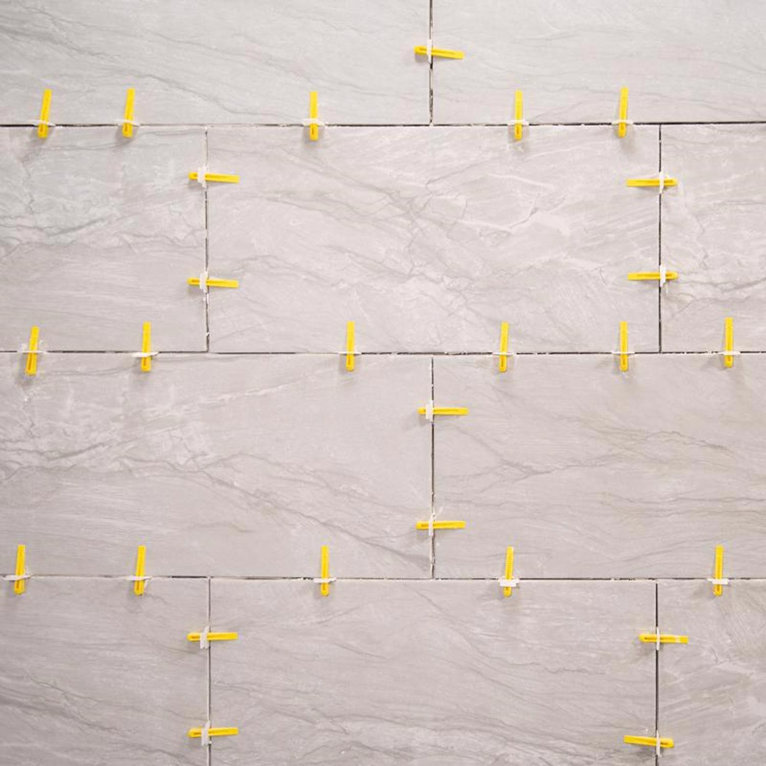 QEP Lash 1.55 in. H X 0.05 in. W X.78 in. L Plastic Tile Spacer Clips 300 pk