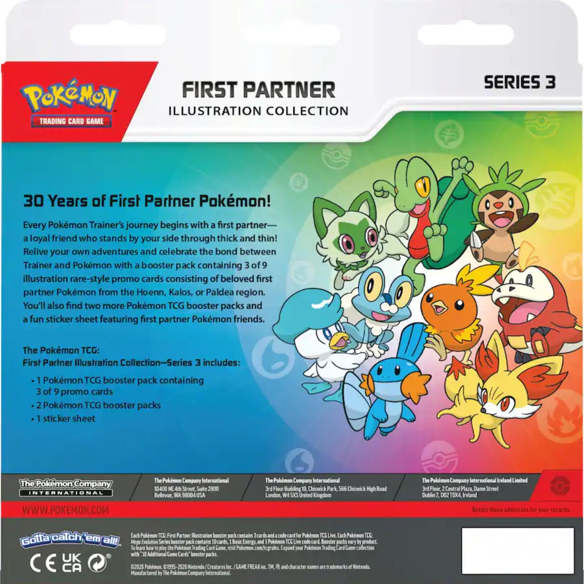 Pokemon - Trading Card Game: First Partner Illustration Collection Series 3