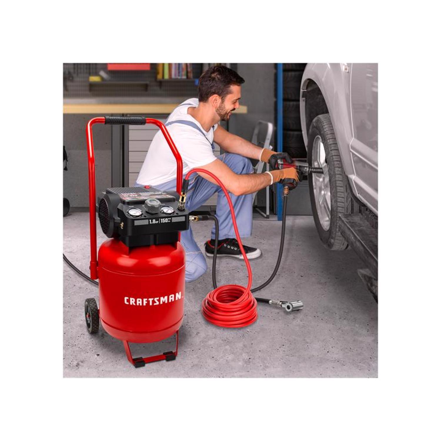 Craftsman 10 gal Vertical Portable Air Compressor 150 psi 1.8 HP