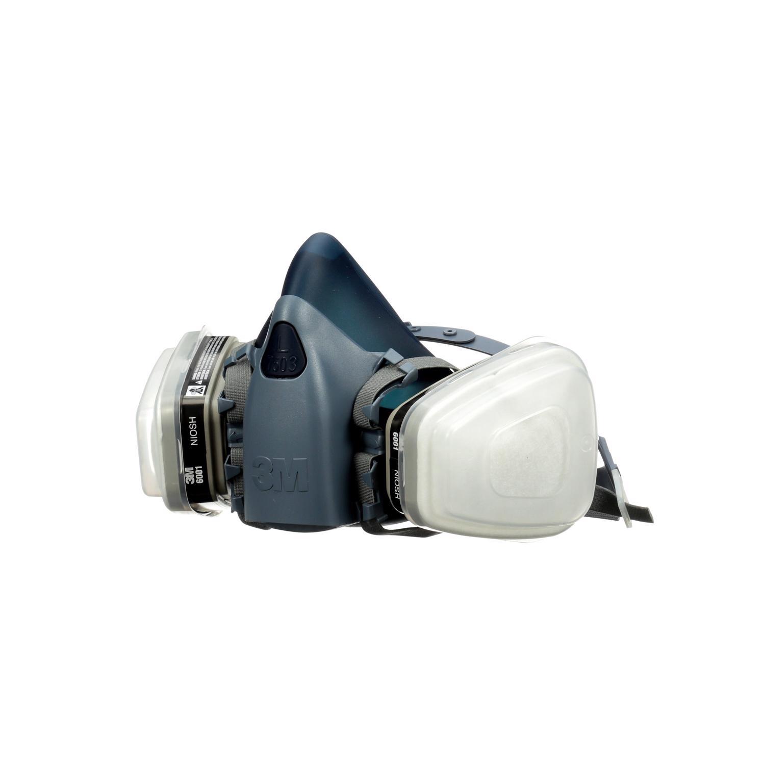 3M P95 Half Face Respirator Valved Blue L 1 pc