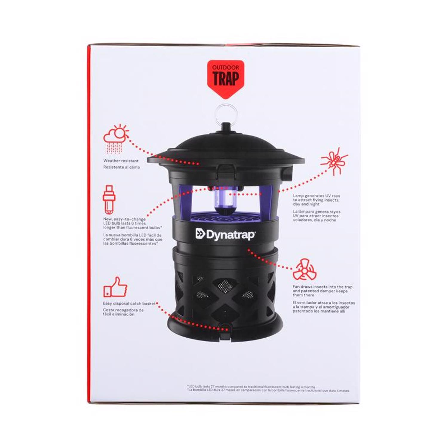 DynaTrap Outdoor Flying Insect Trap 2420 yd 5 W