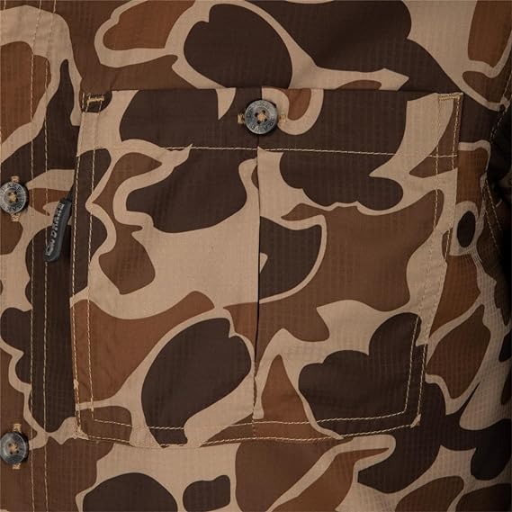 Drake Waterfowl 8-Shot Flyweight Short Sleeve Shirt L
