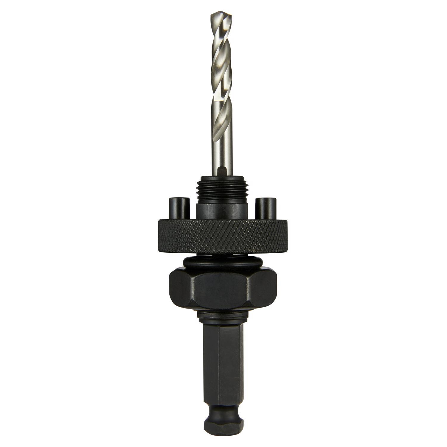 Milwaukee Hardened Steel 7/16 in. D Hole Saw Arbor Arbor Included