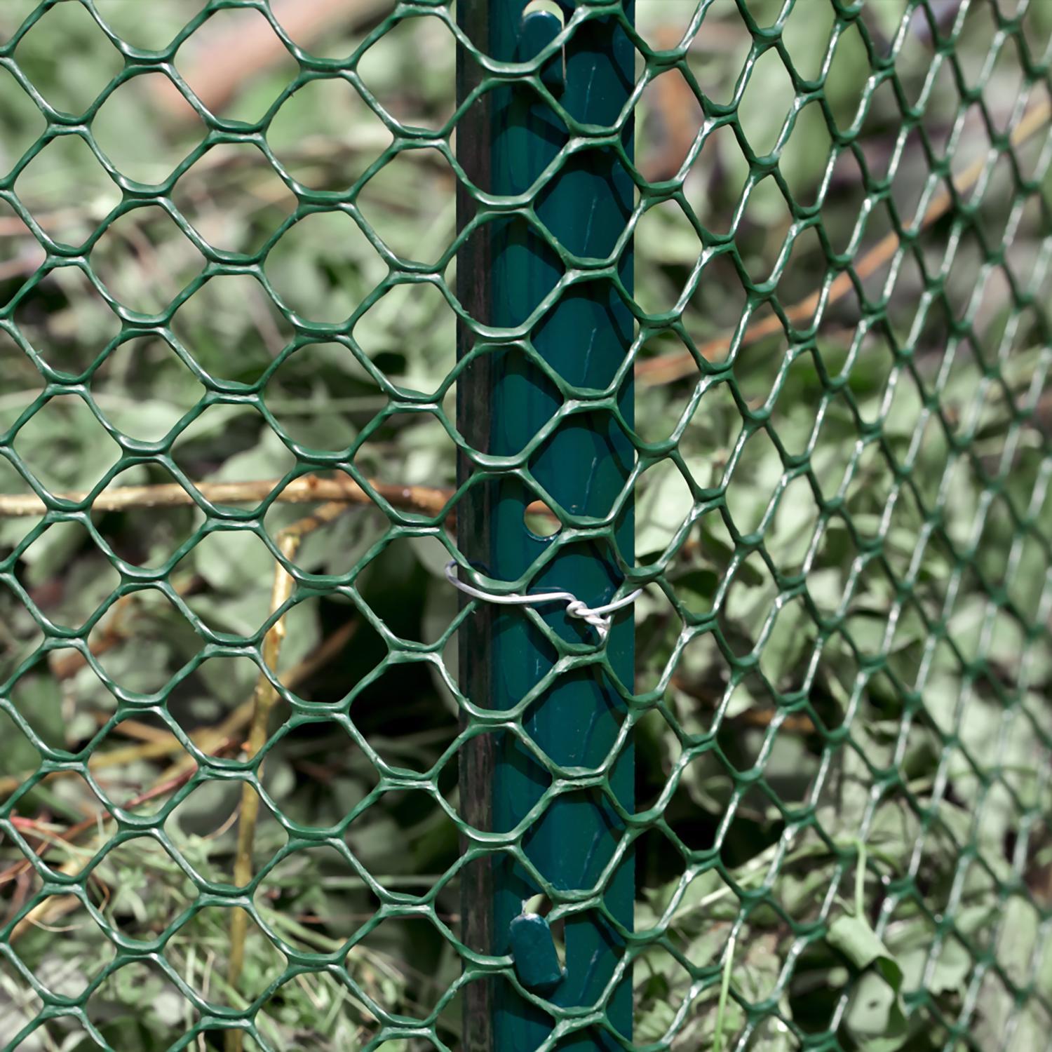Tenax 3 ft. H X 25 ft. L Polyethylene Poultry Fence