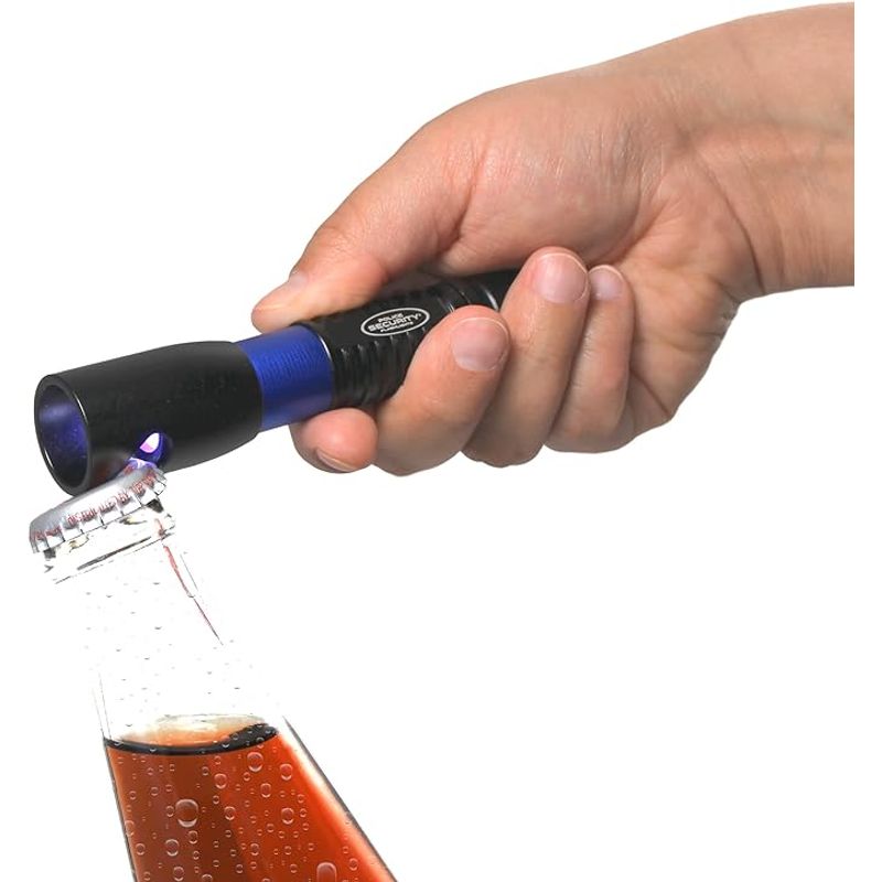 Police Security - Bottle Opener Flashlight, 60 Lumens, Water Resistant